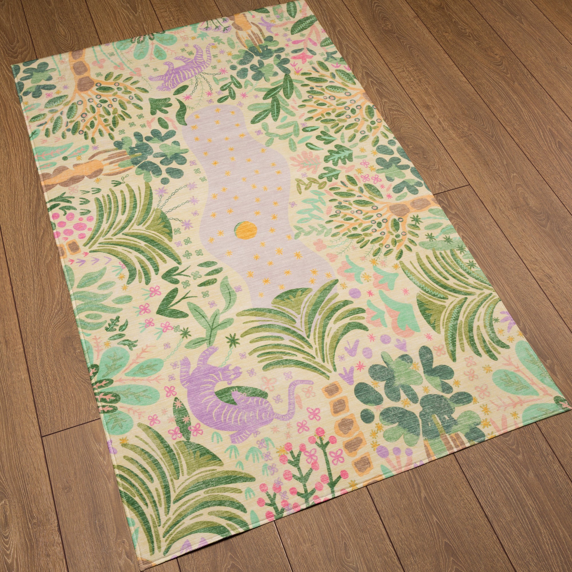 Liora Tapis D'Inspiration Naturelle Forestière