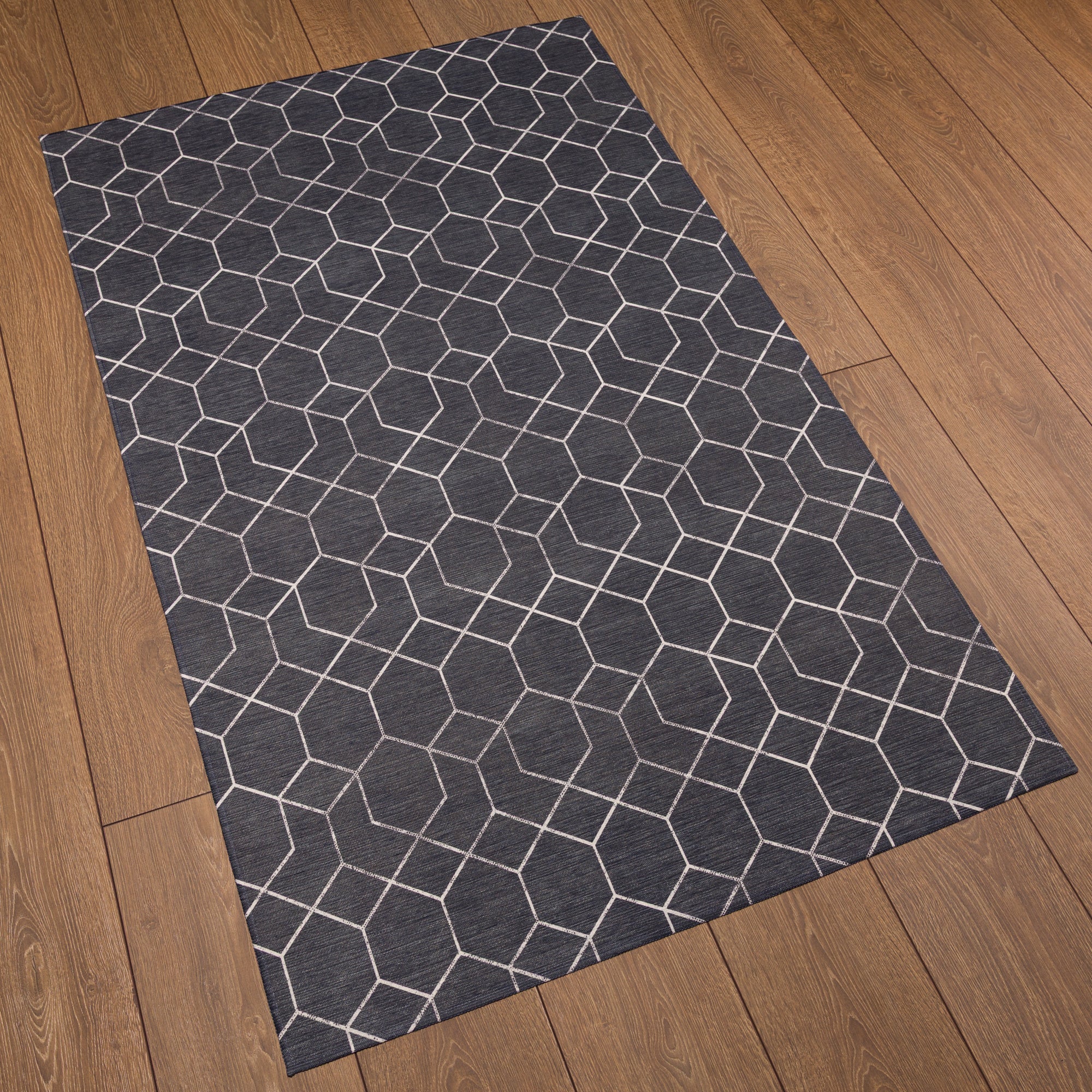 Bria Modern Hexagonal Design Rug
