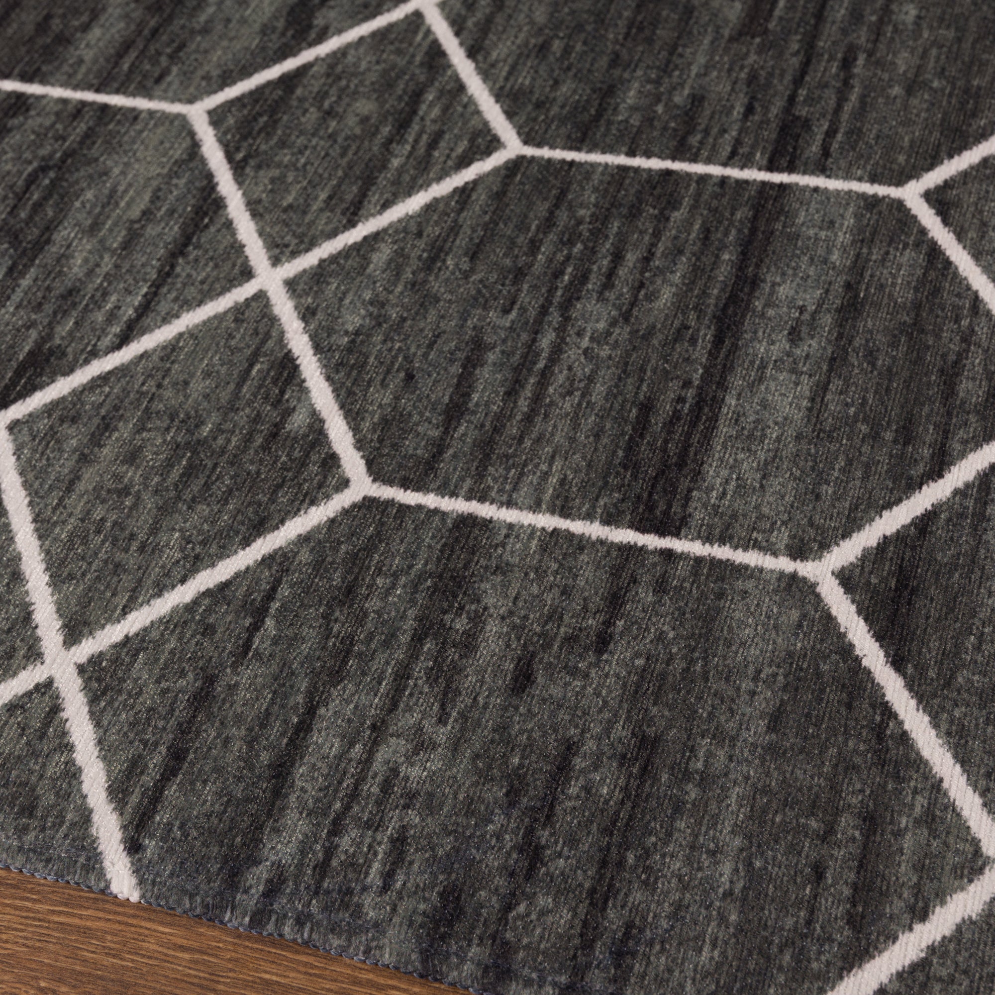 Easton Hexagonal Pattern Rug