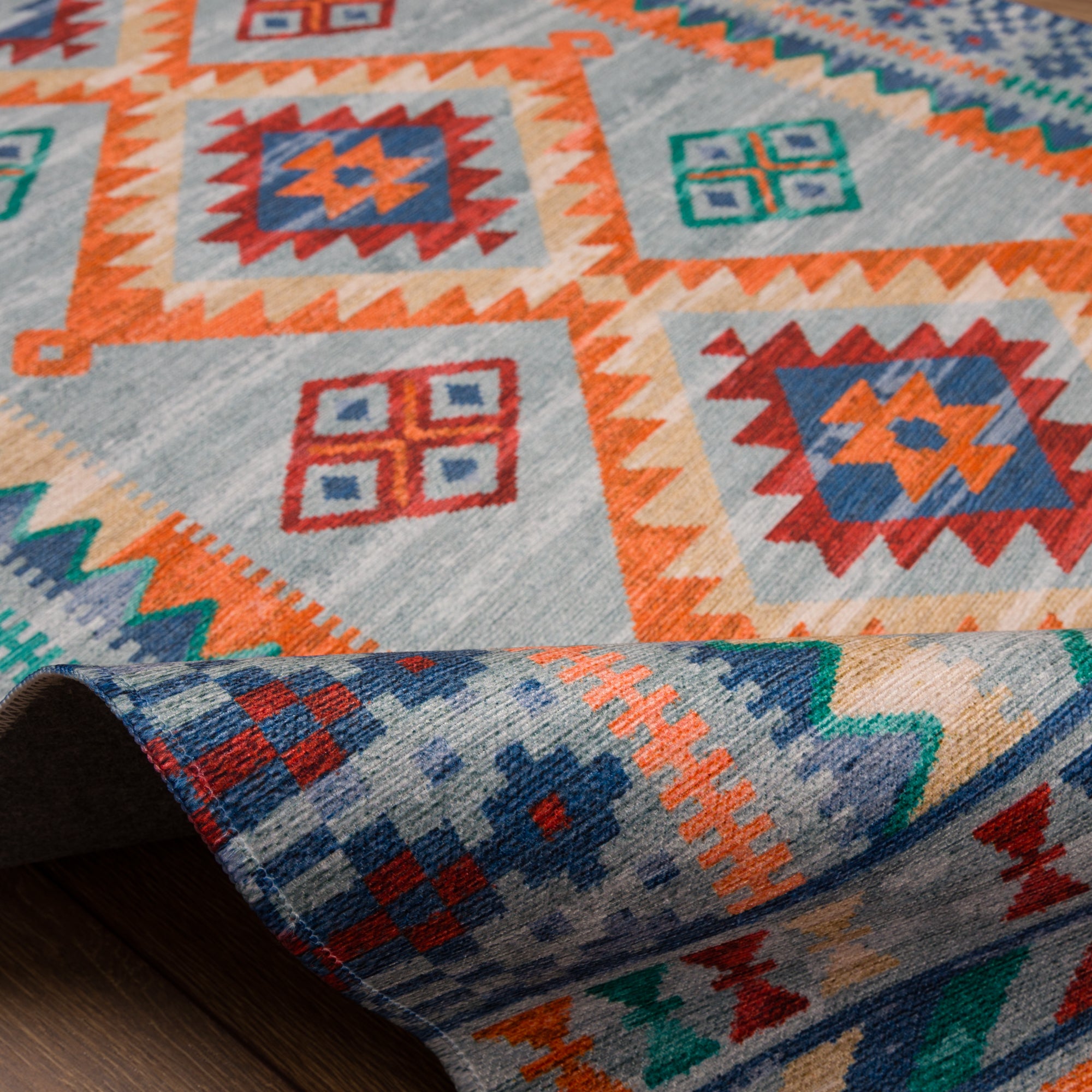 Suri Tribal Geometric Rug