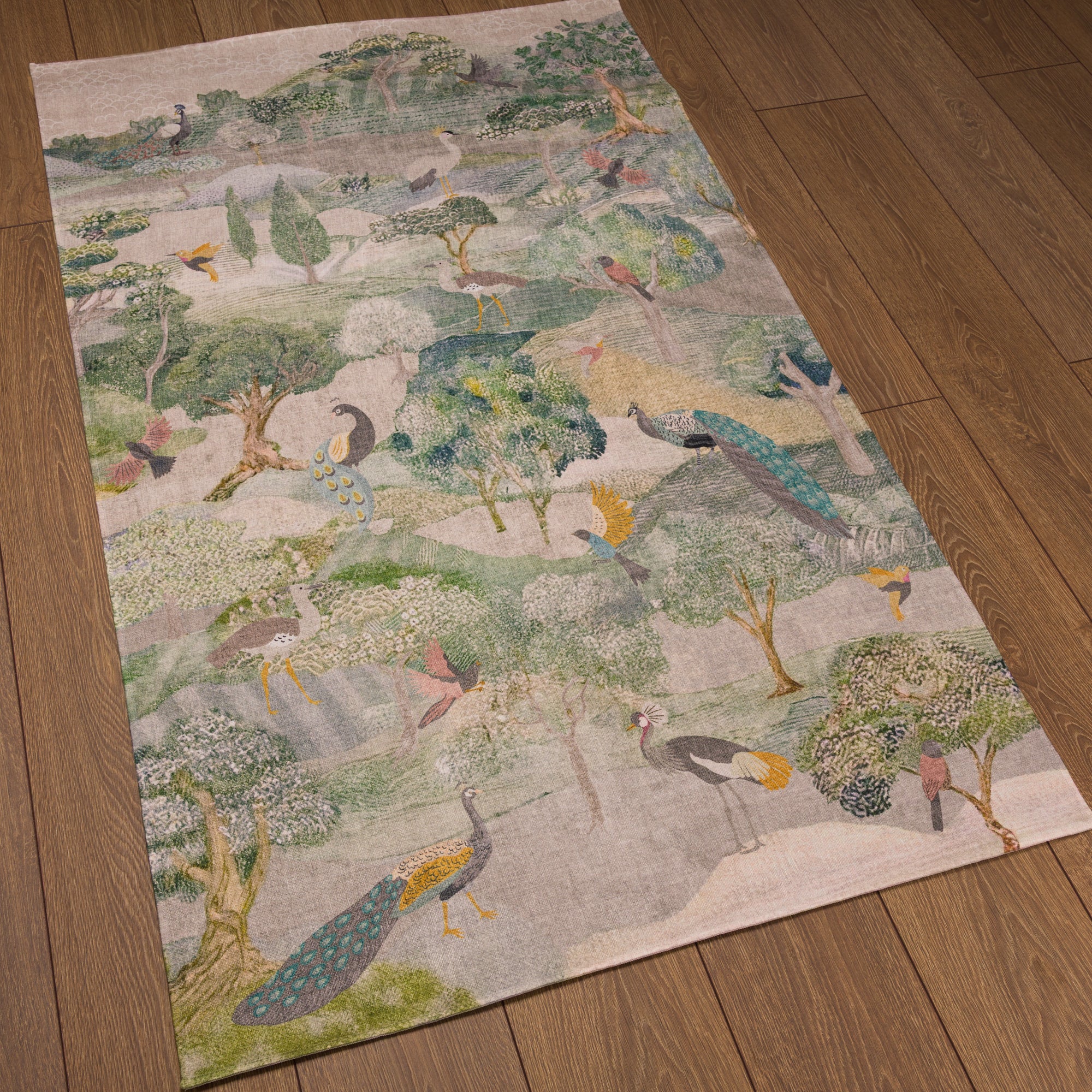 Elodie Vintage Scenic Garden Rug