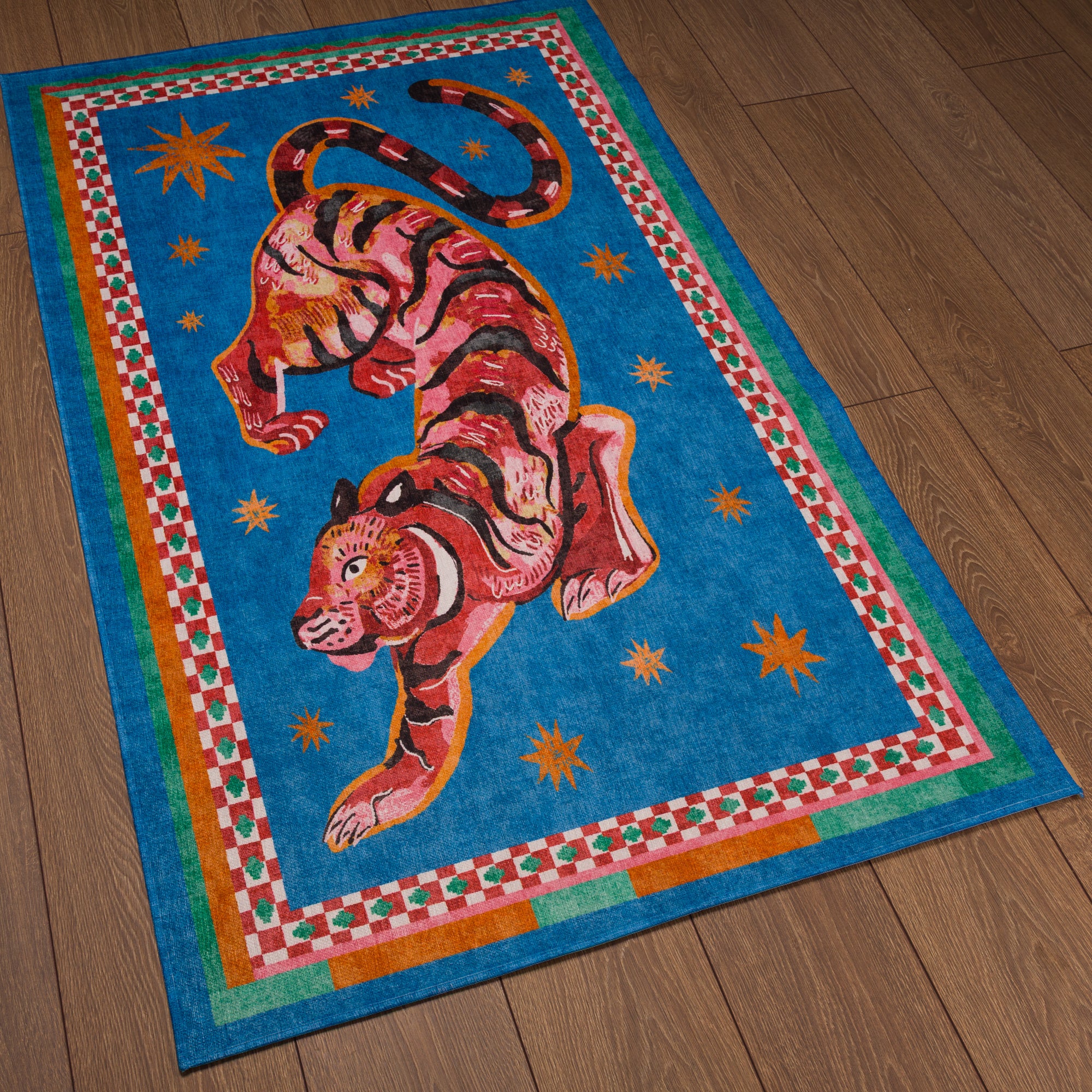 Kairo Celestial Tiger Print Rug