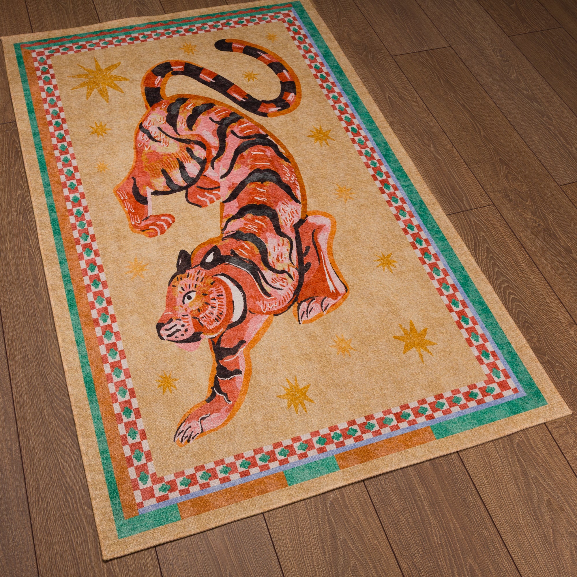 Kairo Celestial Tiger Print Rug
