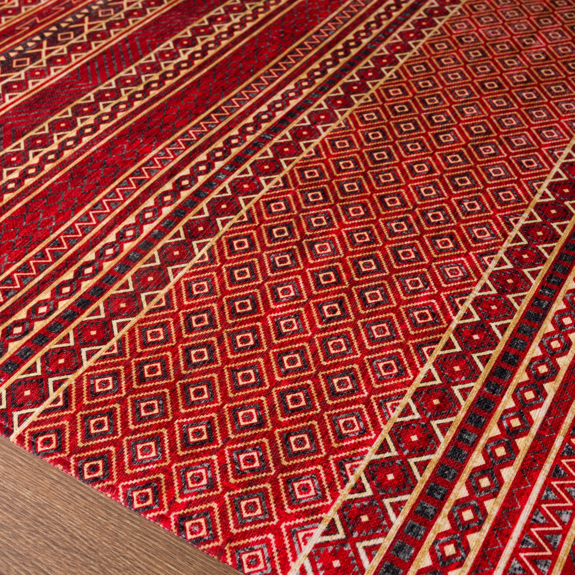 Indigo Modern Tribal Rug