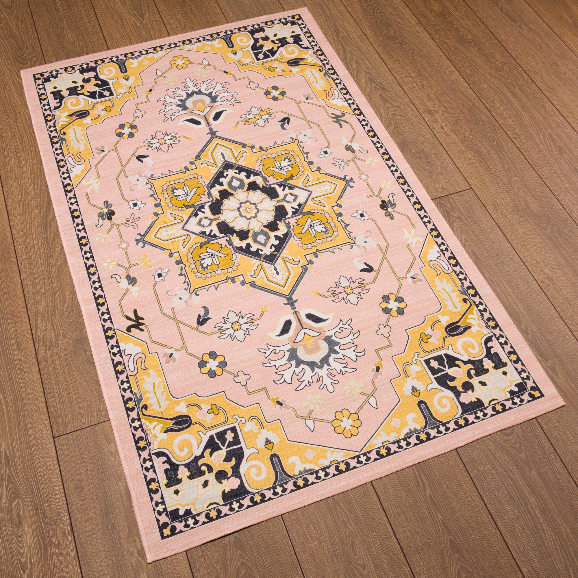 Lena Ornamental Floral Design Rug