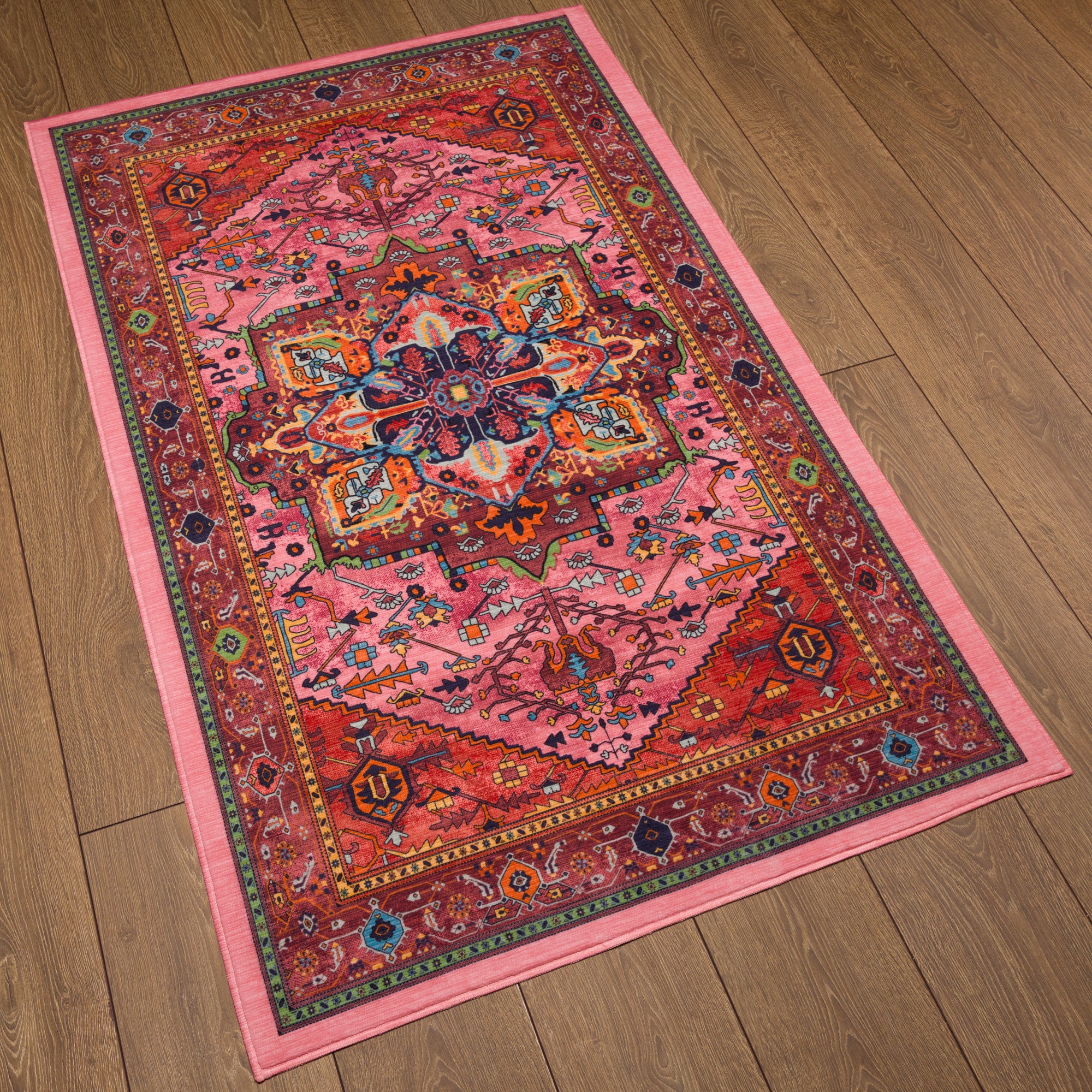 Elara Tapis À Médaillon Ornemental