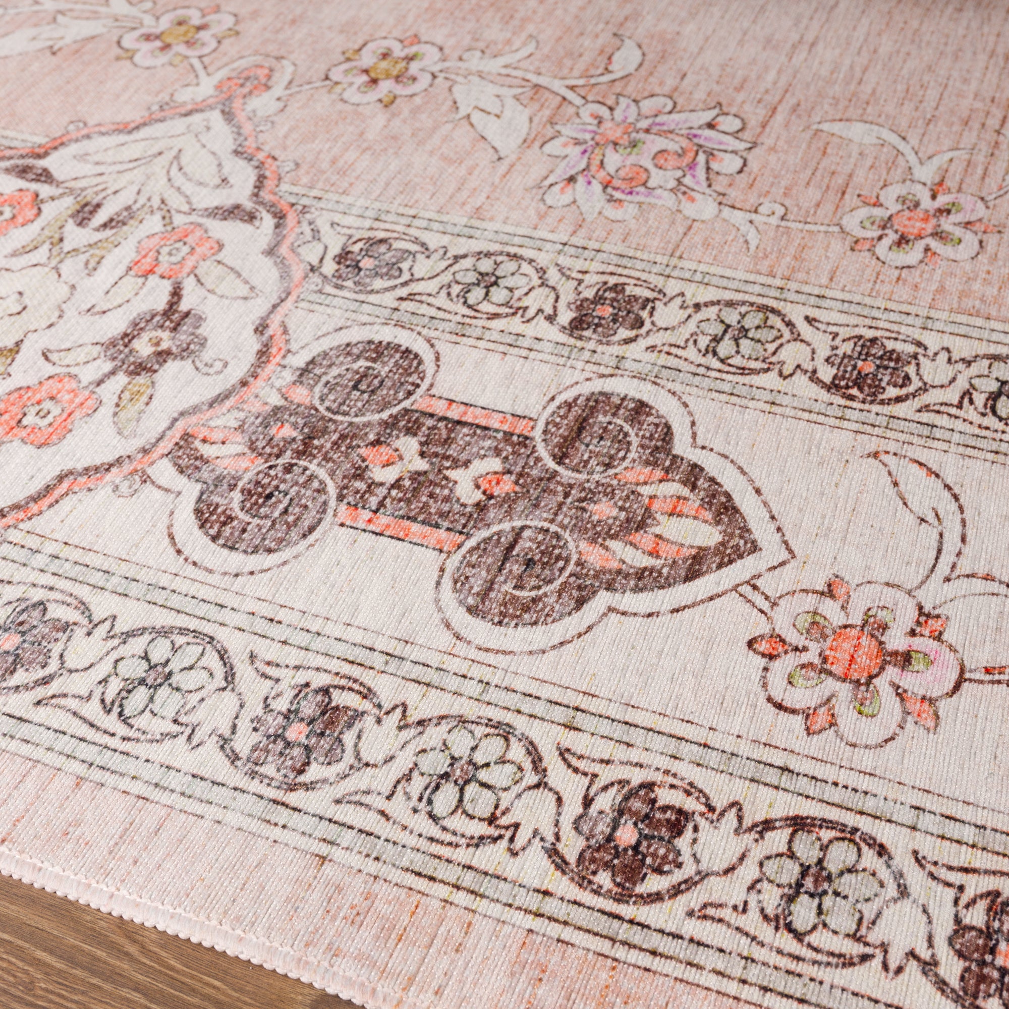 Maris Floral Medallion Design Rug
