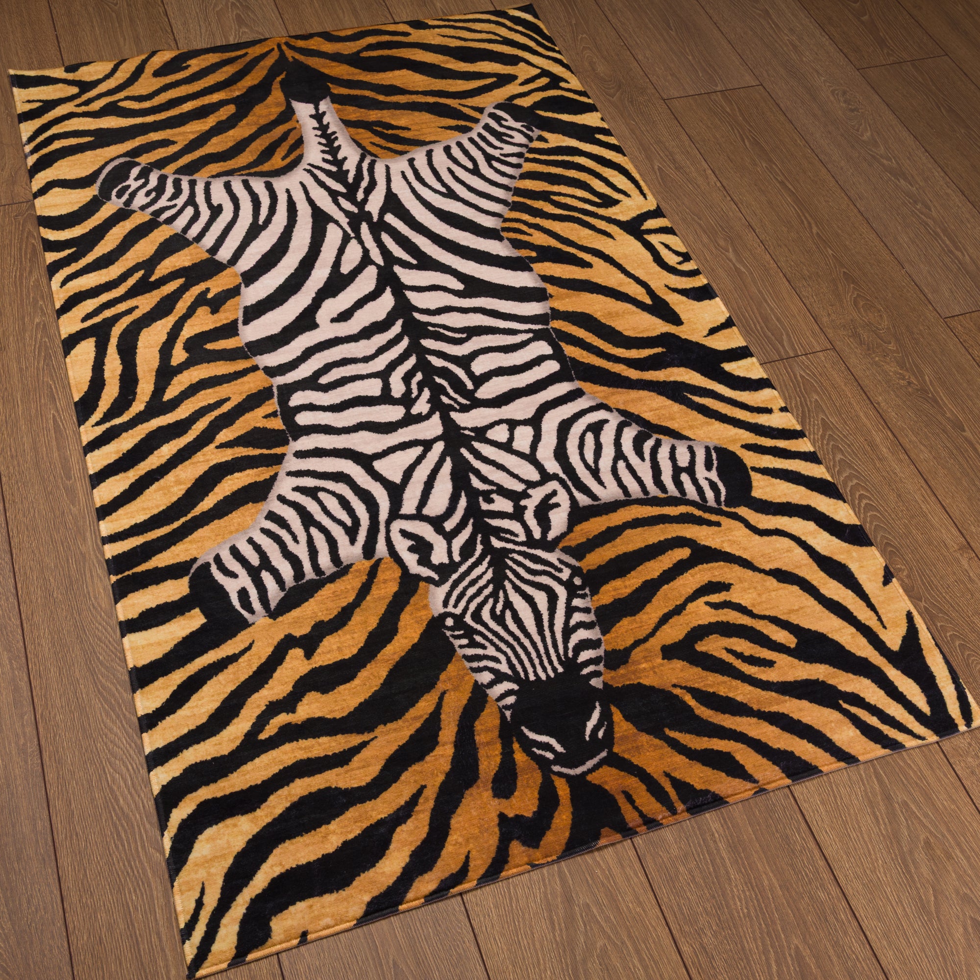 Shaye Dywan Modern Zebra Pattern