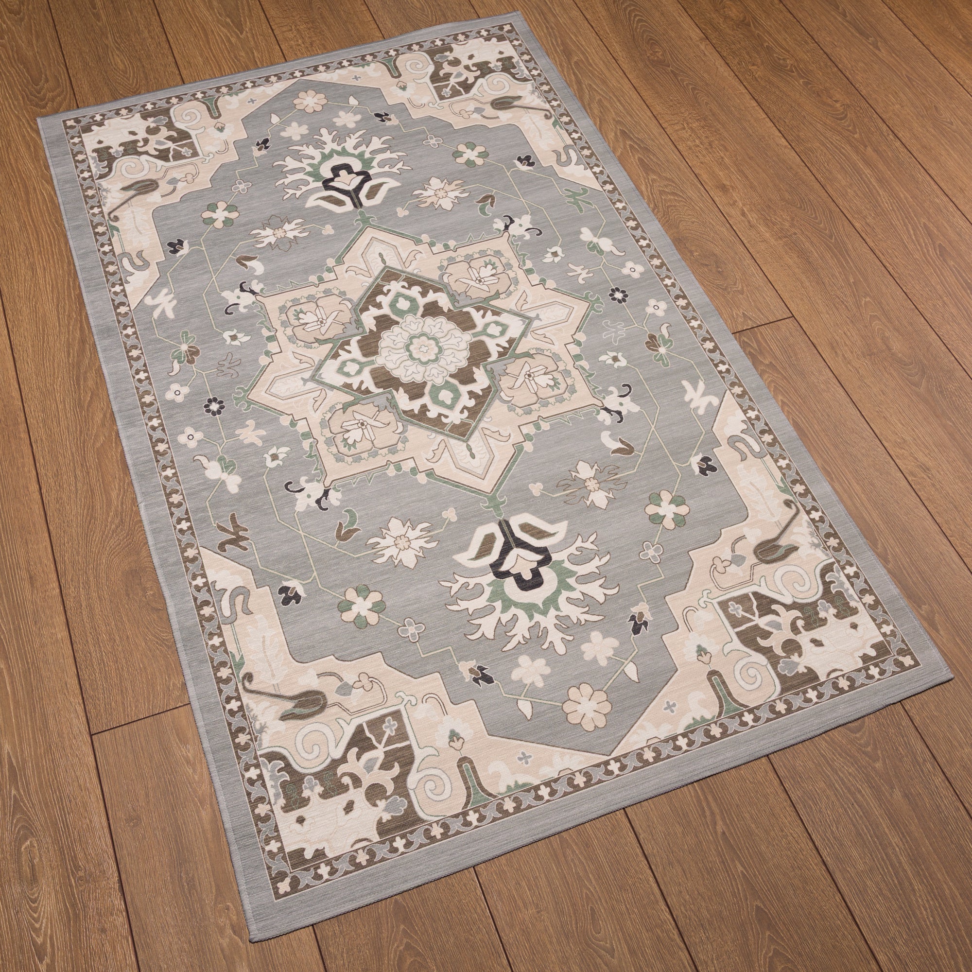 Lena Ornamental Floral Design Rug