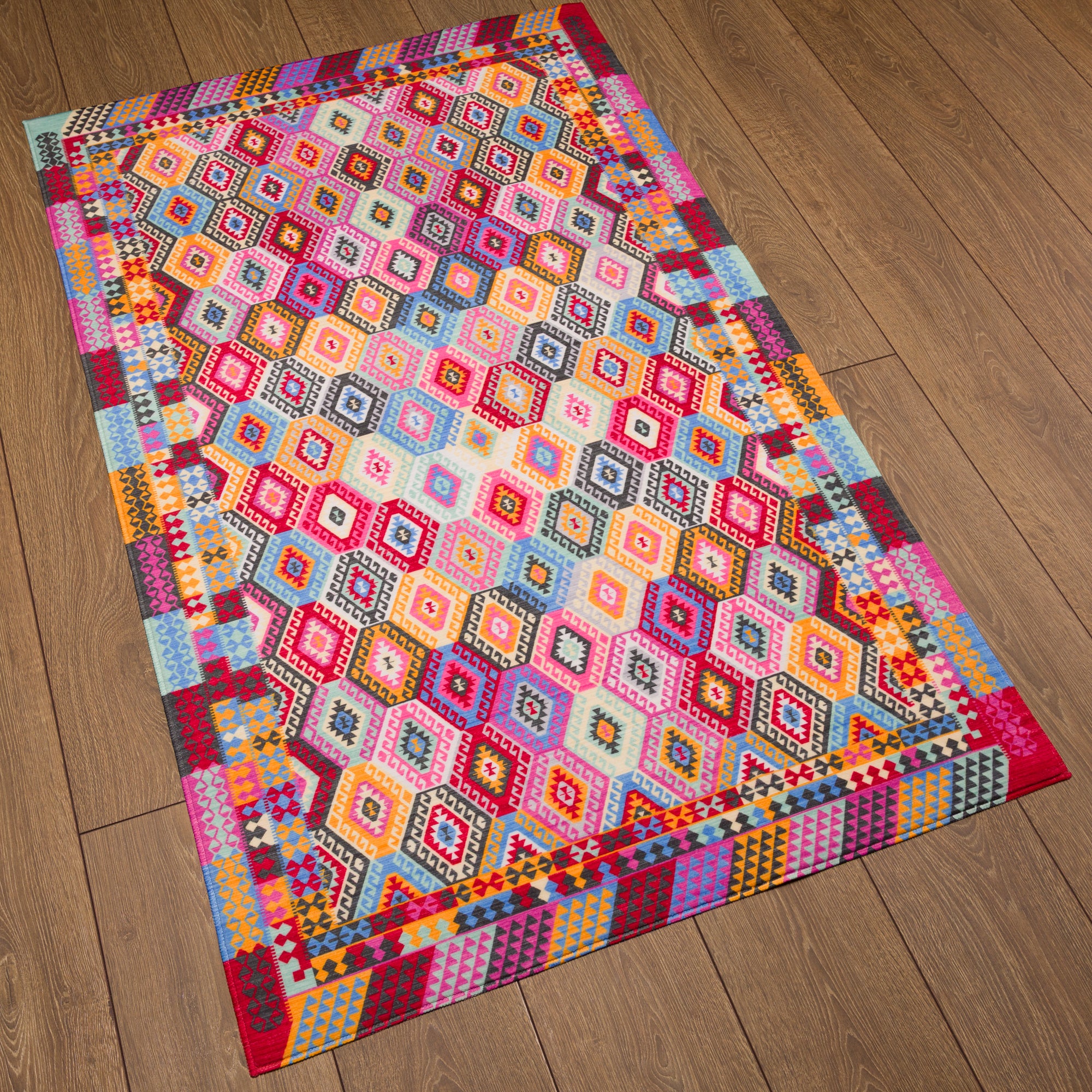Poppy Tapis d'accent multicolore