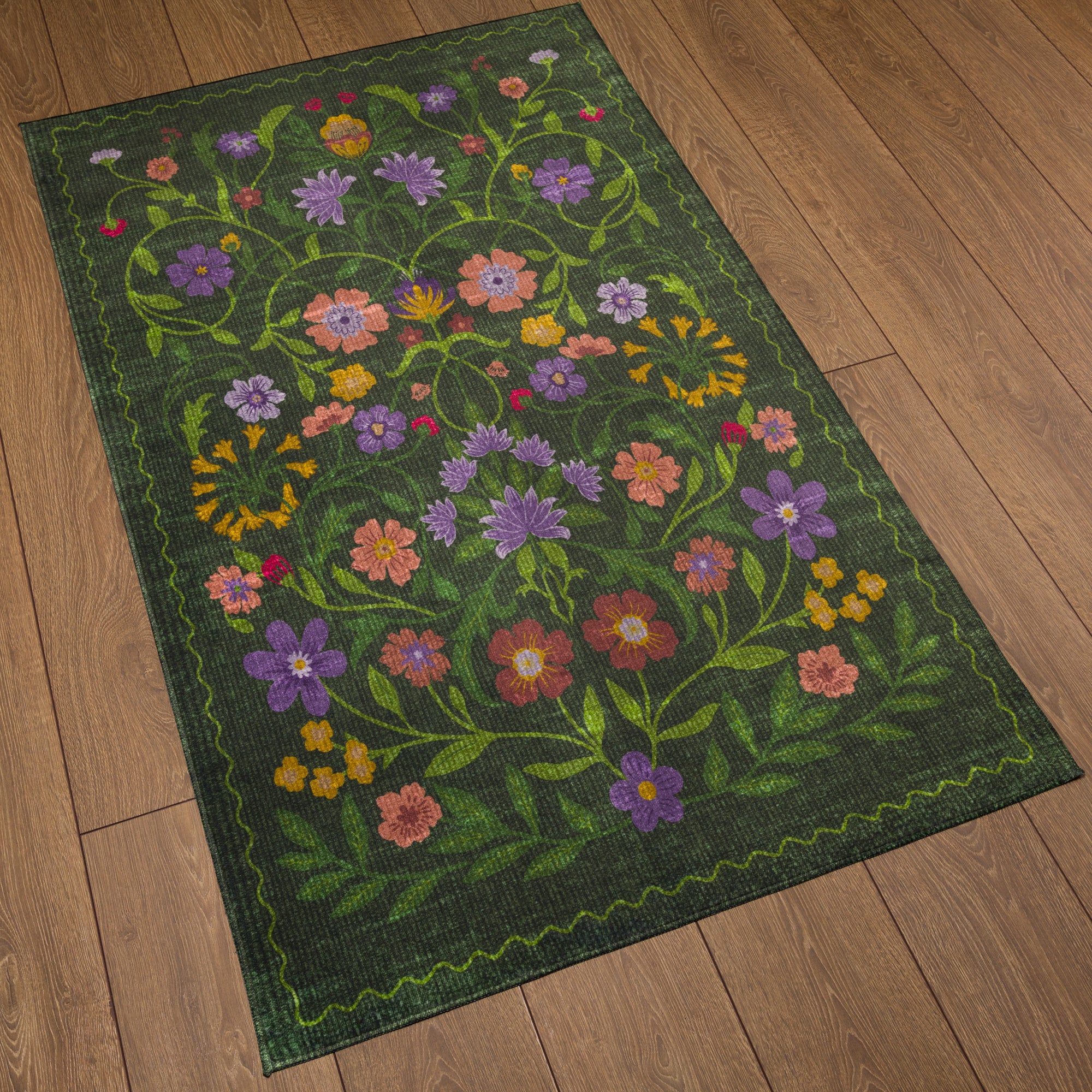 Camille Ботанически цветен килим