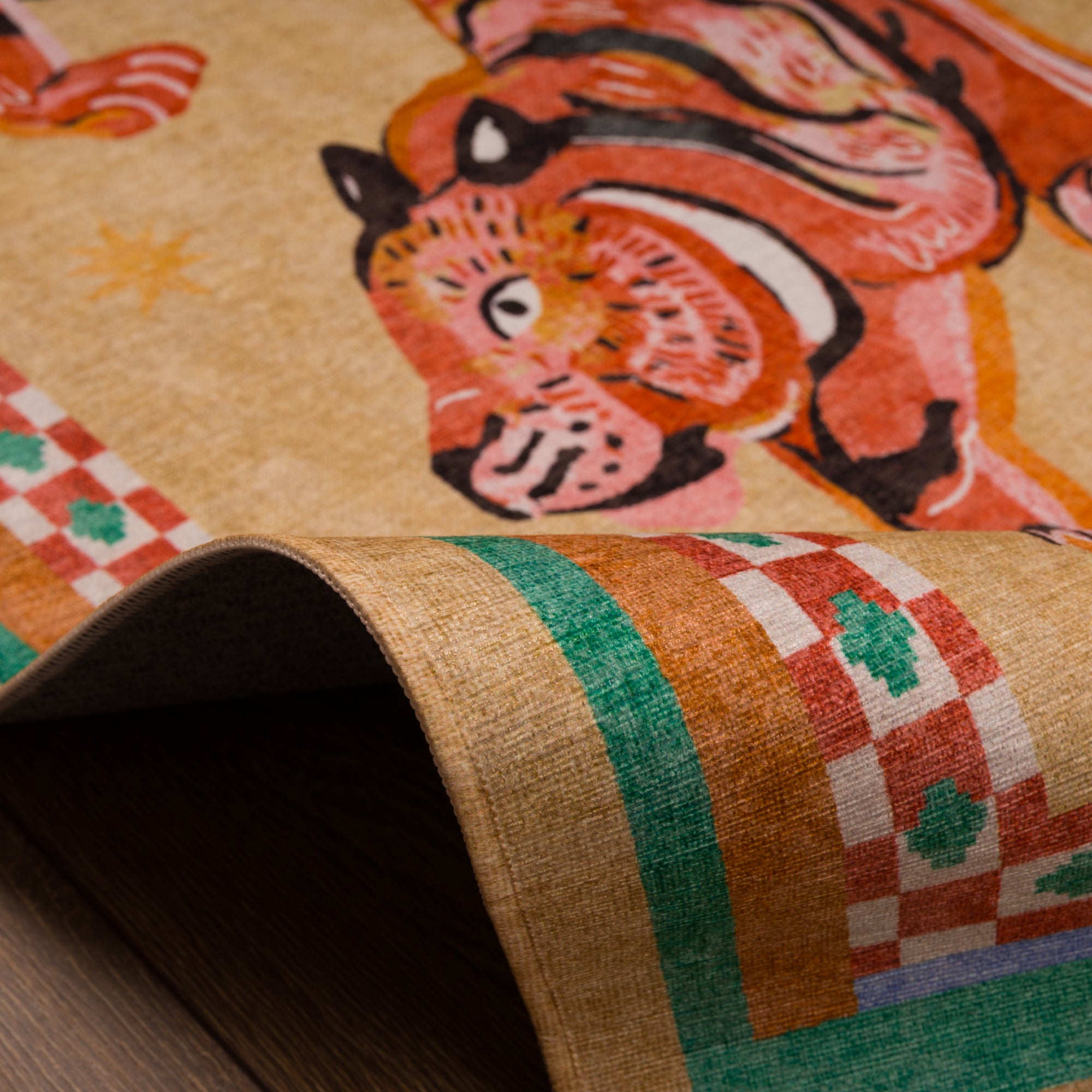 Kairo Celestial Tiger Print Rug