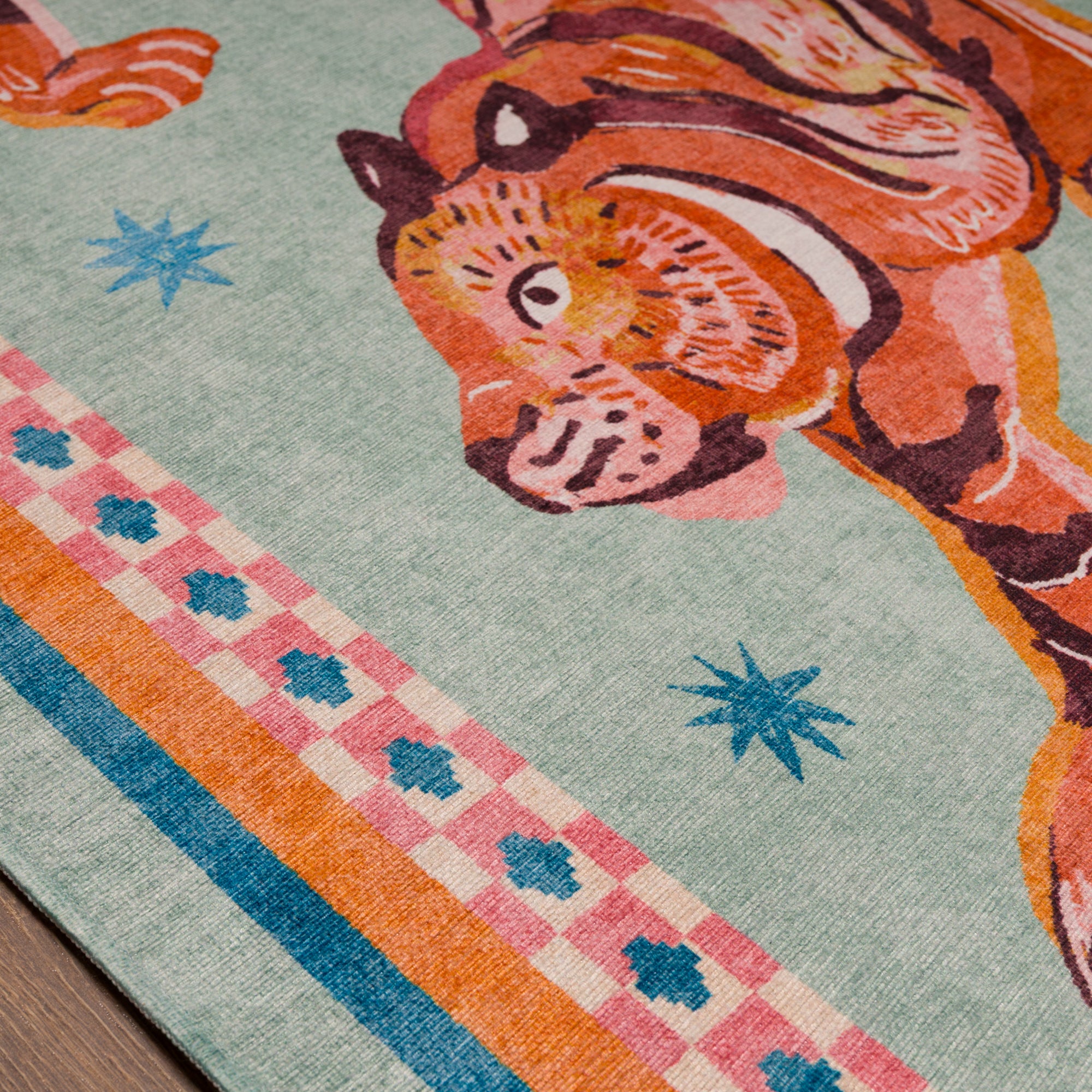 Kairo Celestial Tiger Print Rug