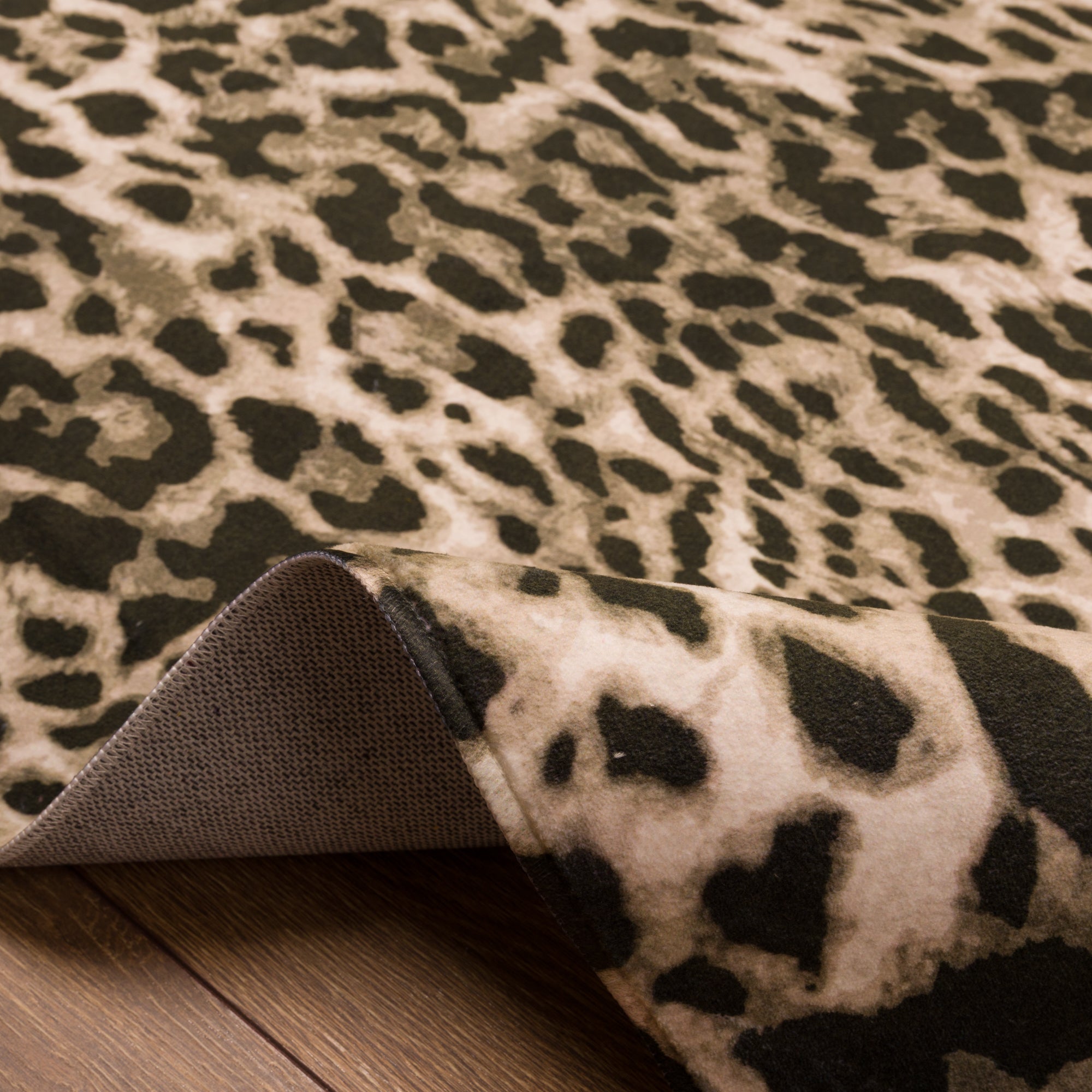 Cassie Tapis moderne à texture animale