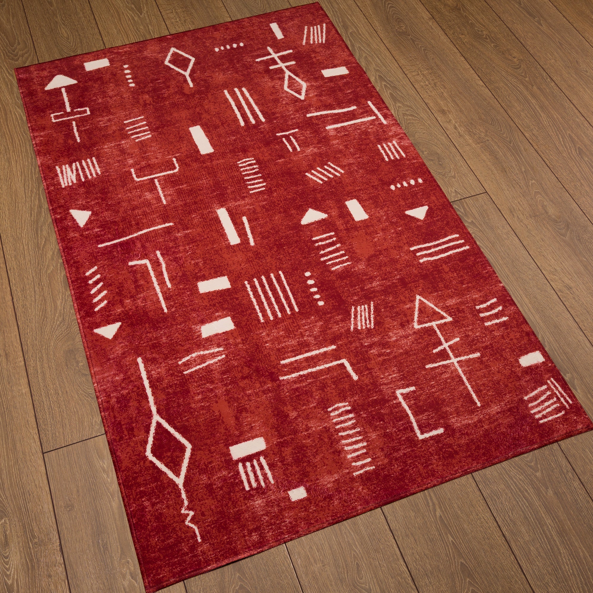 Veya Tapis Géométrique Abstrait