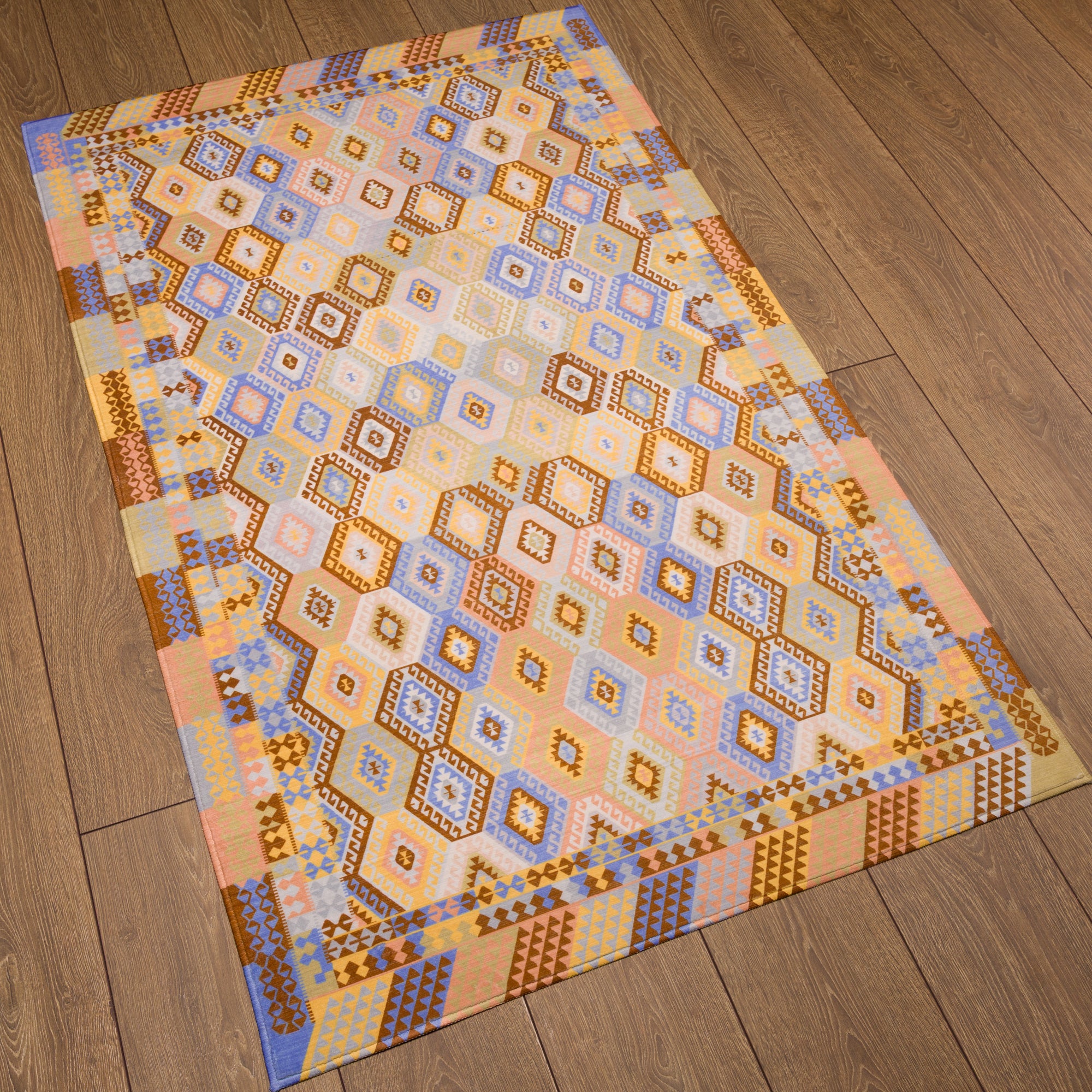 Poppy Tapis d'accent multicolore