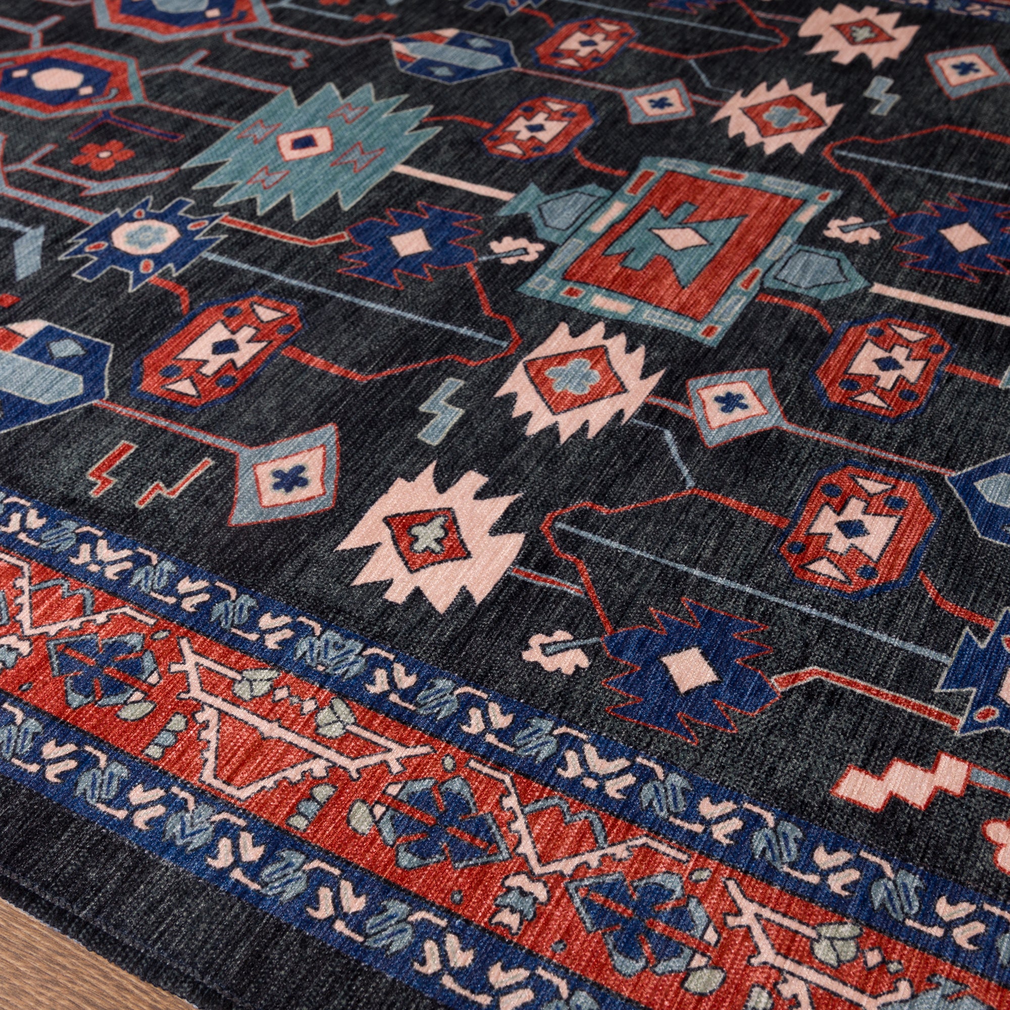 Idris Geometric Ornamental Rug