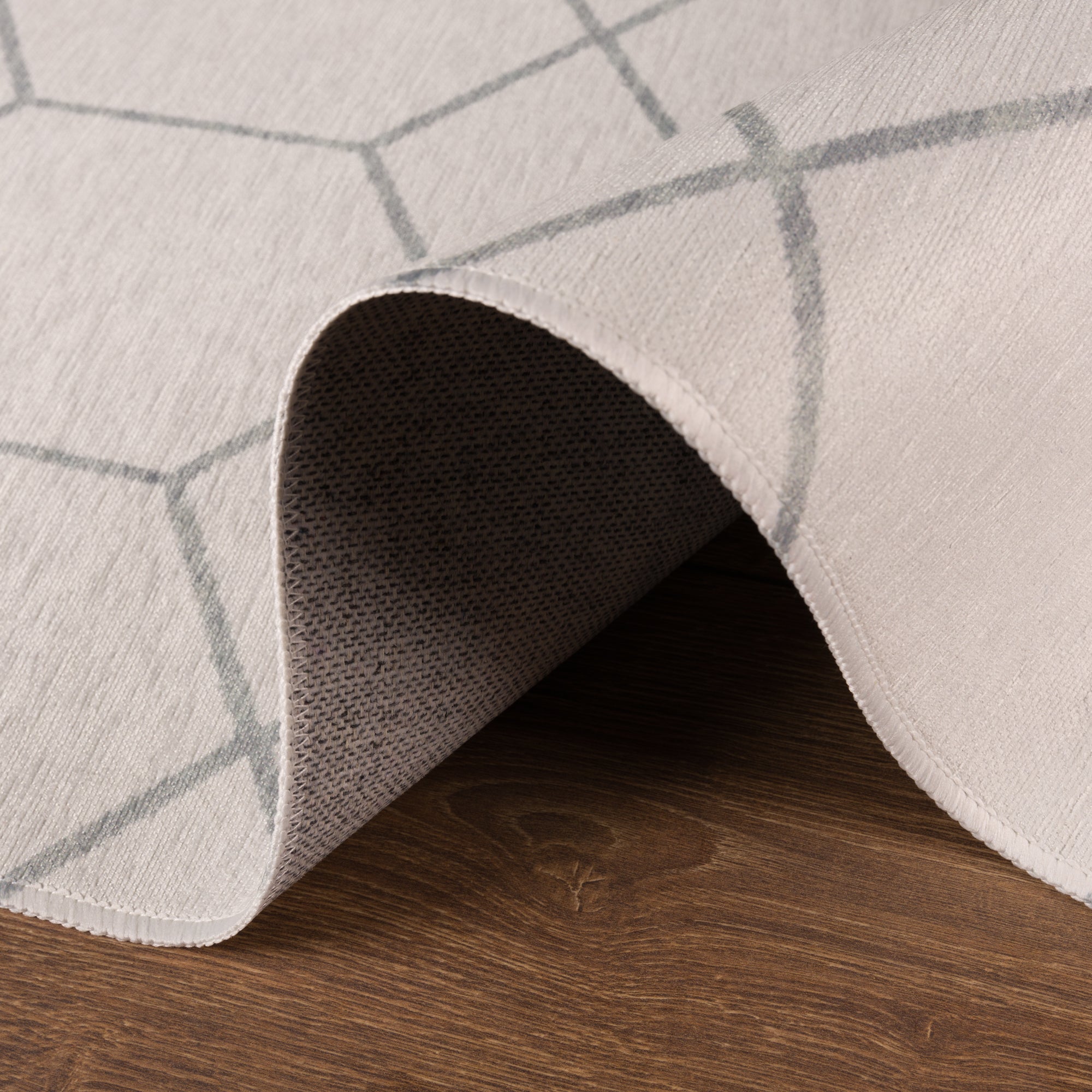 Easton Hexagonal Pattern Rug