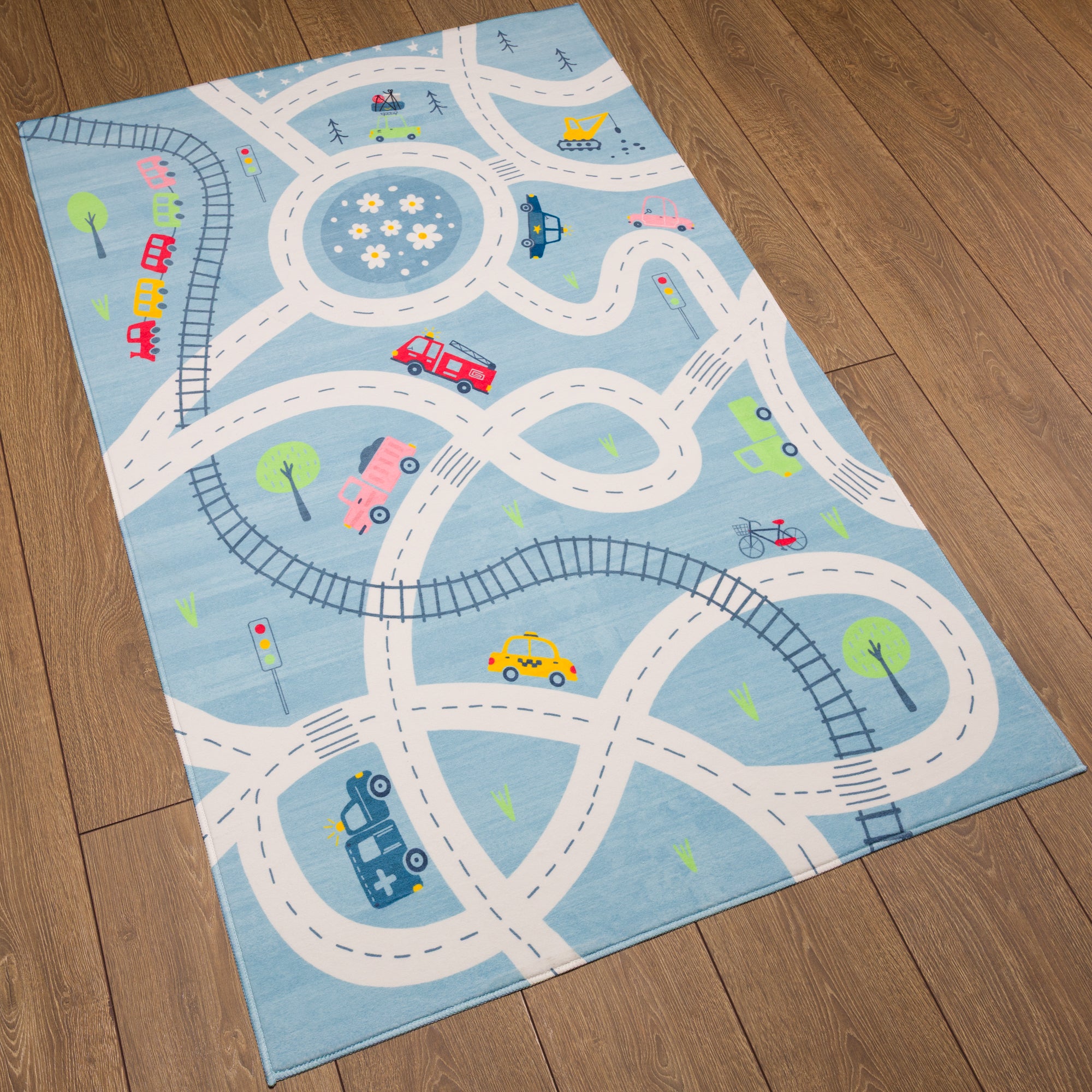 Finn Road Map Adventure Rug