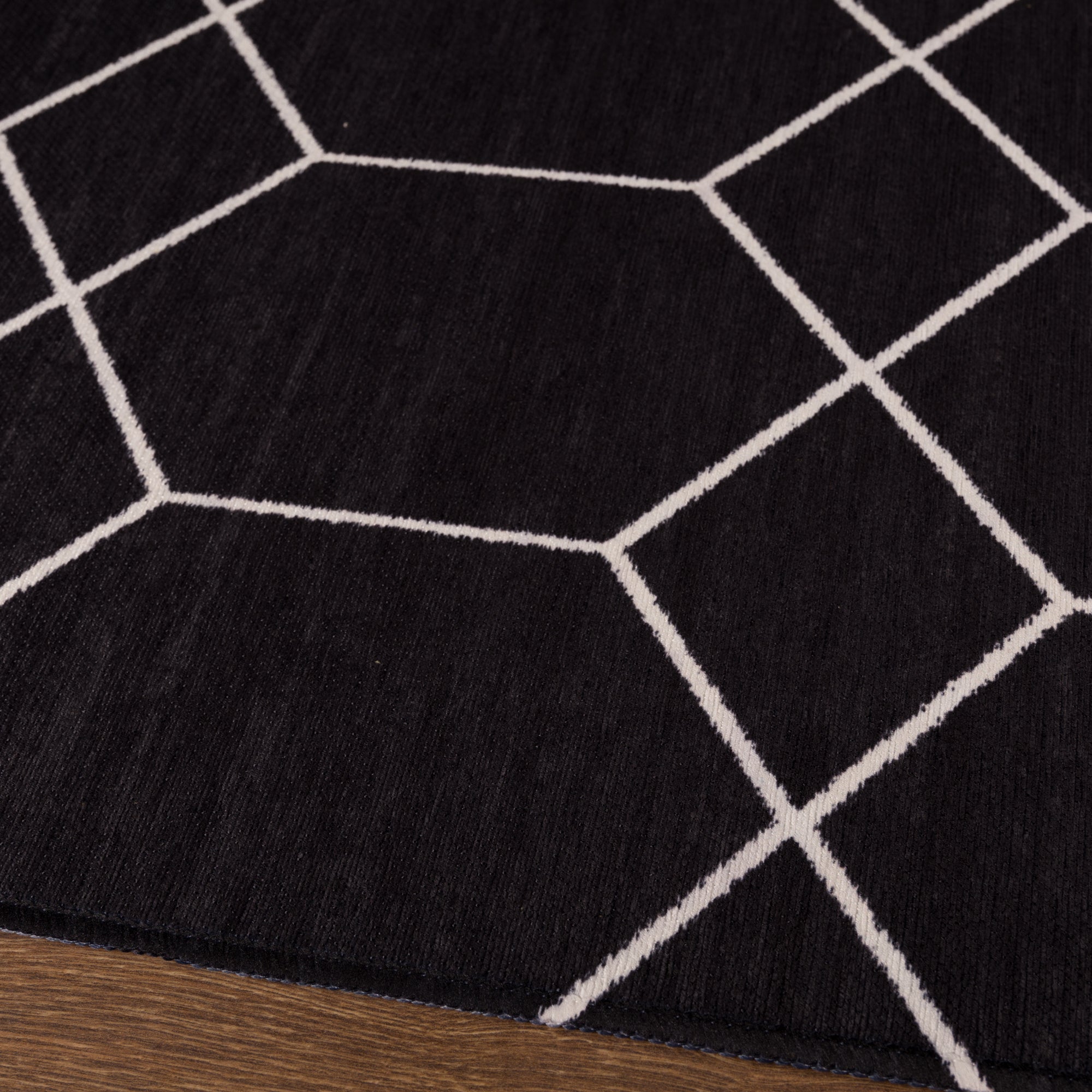 Easton Hexagonal Pattern Rug