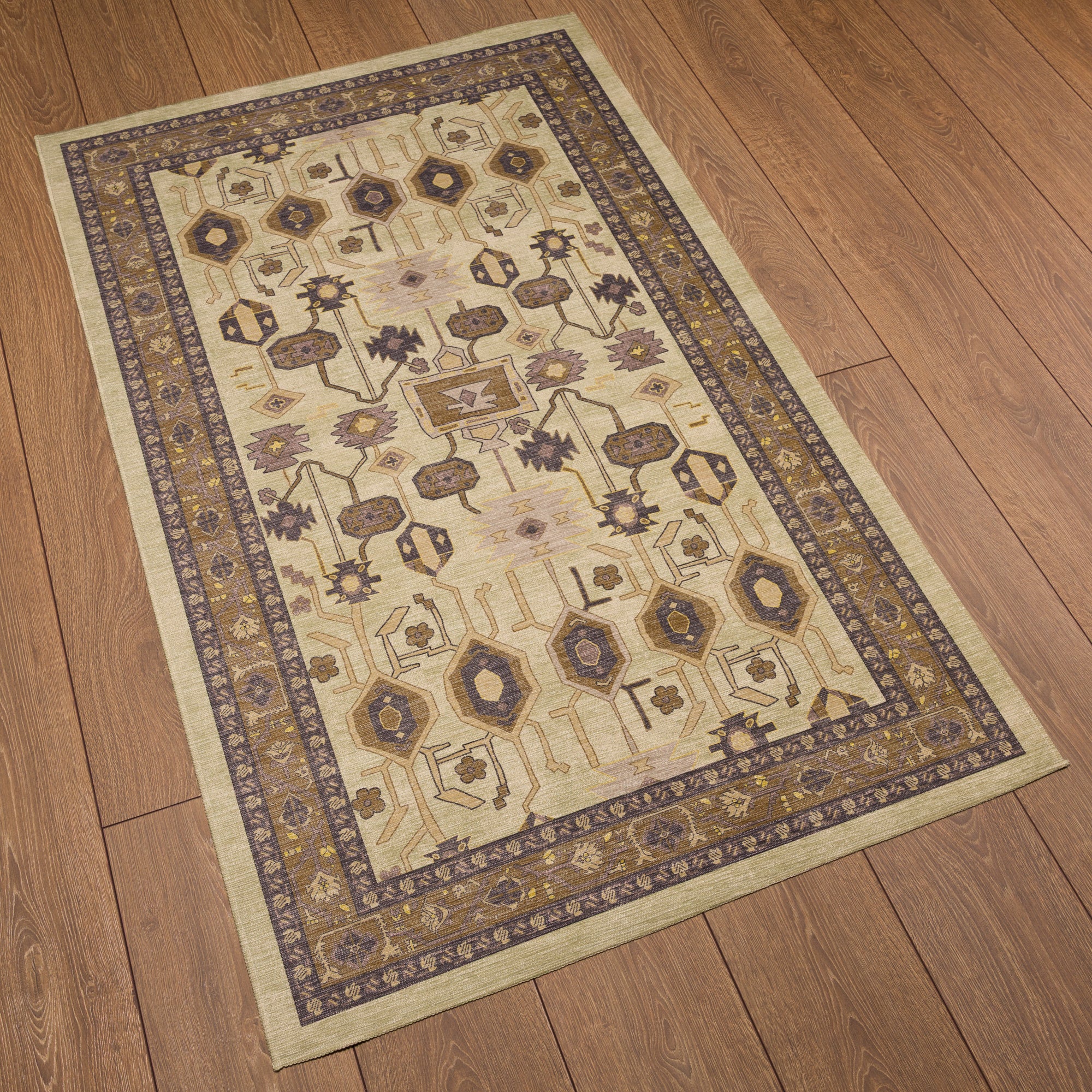 Idris Geometric Ornamental Rug