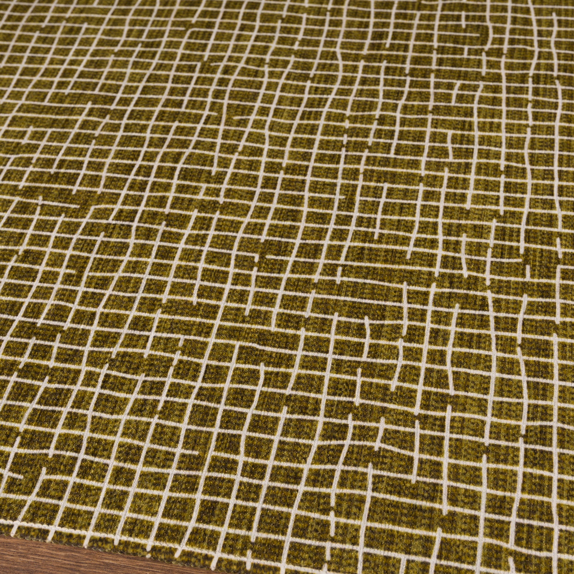 Clyde Textured Grid Pattern Rug