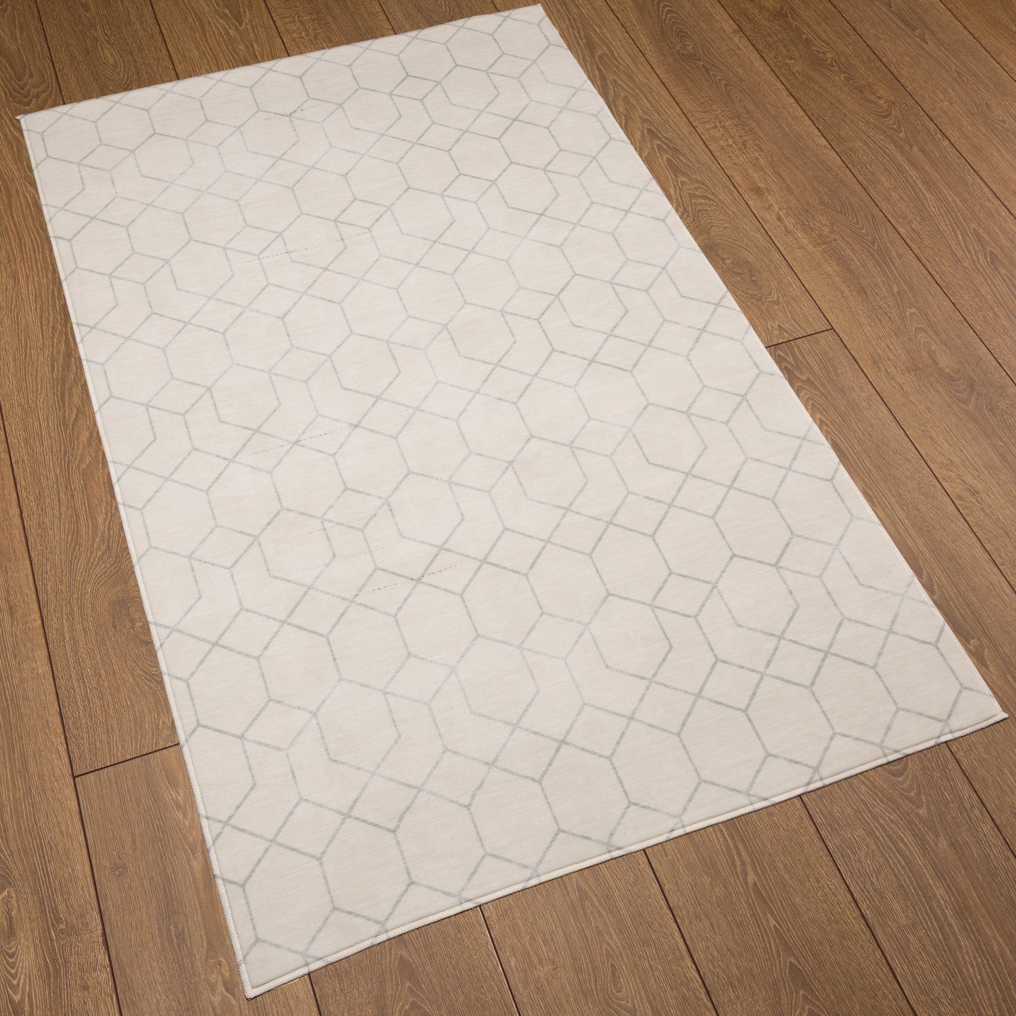 Bria Tapis Moderne À Motifs Hexagonaux