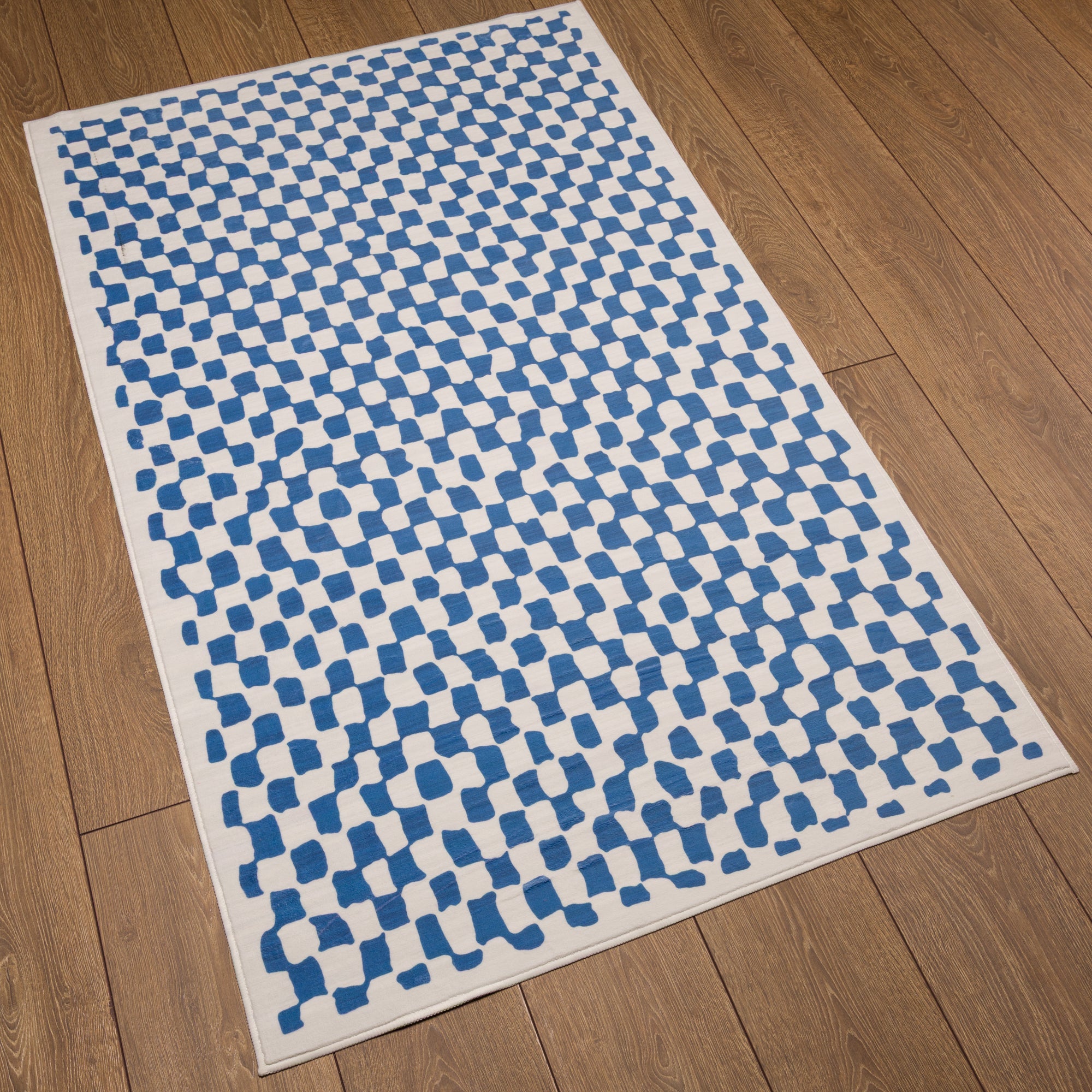 Theo Modern Checkered Pattern Rug
