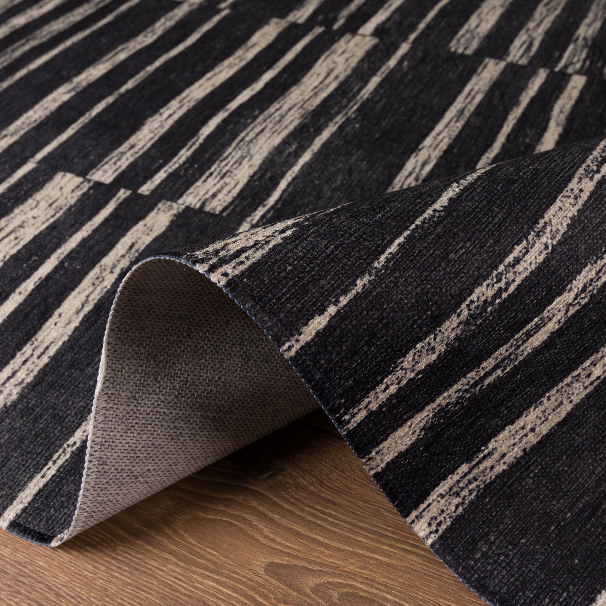 Remi Alfombra Moderna a Rayas