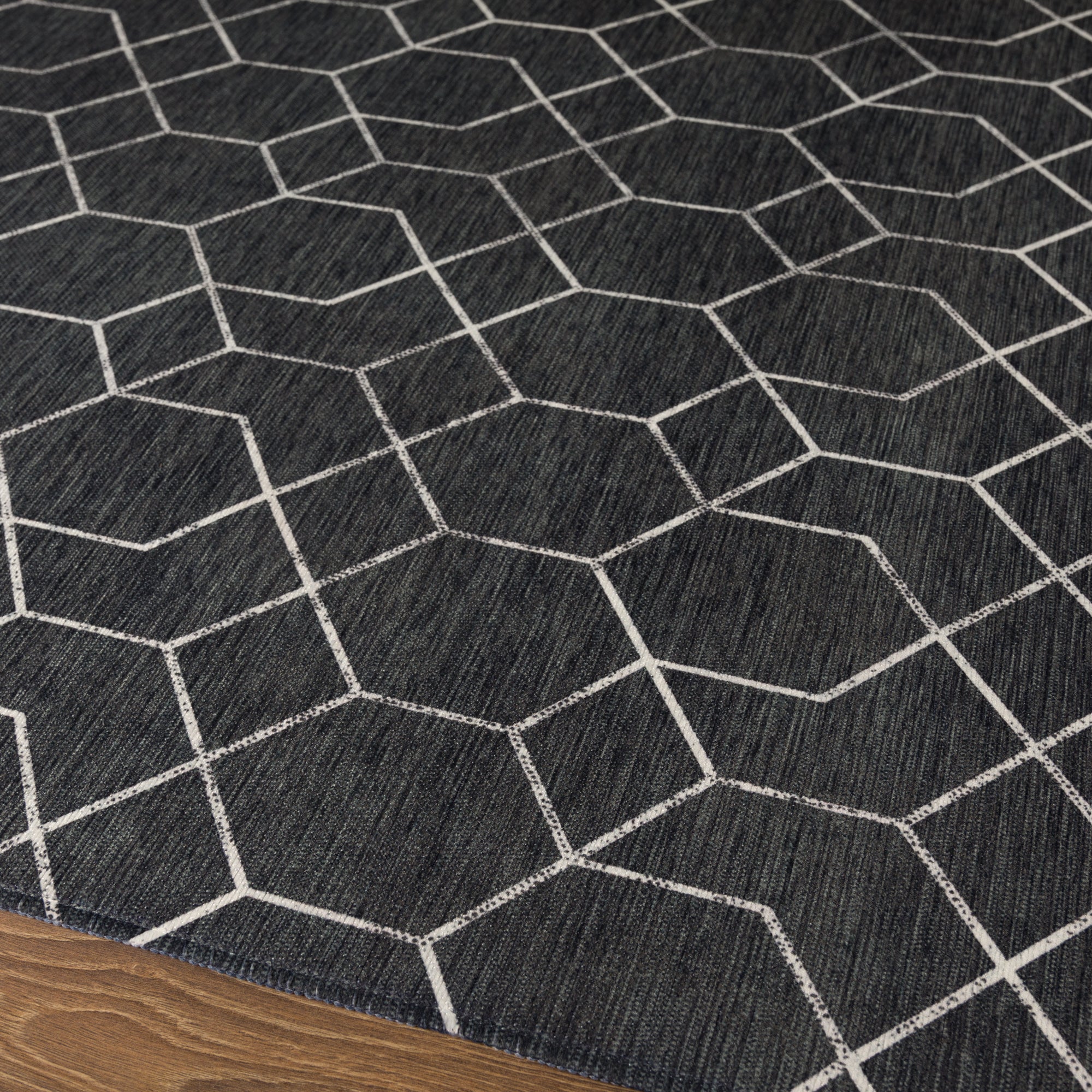 Bria Modern Hexagonal Design Rug