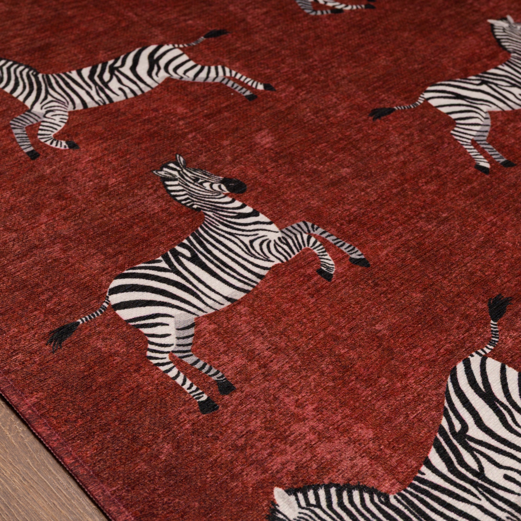 Riley Zebraprint mønster tæppe