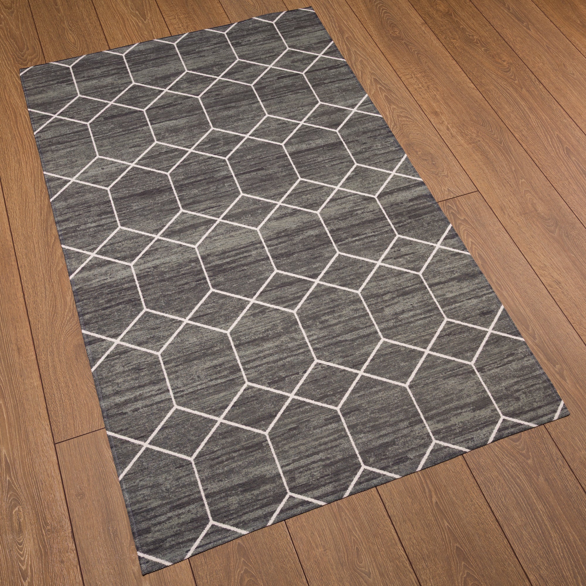 Easton Hexagonal Pattern Rug