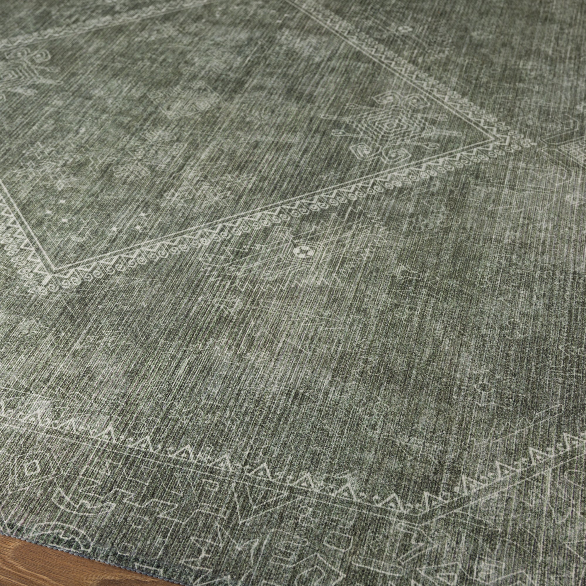 Elliot Tapis à médaillon géométrique
