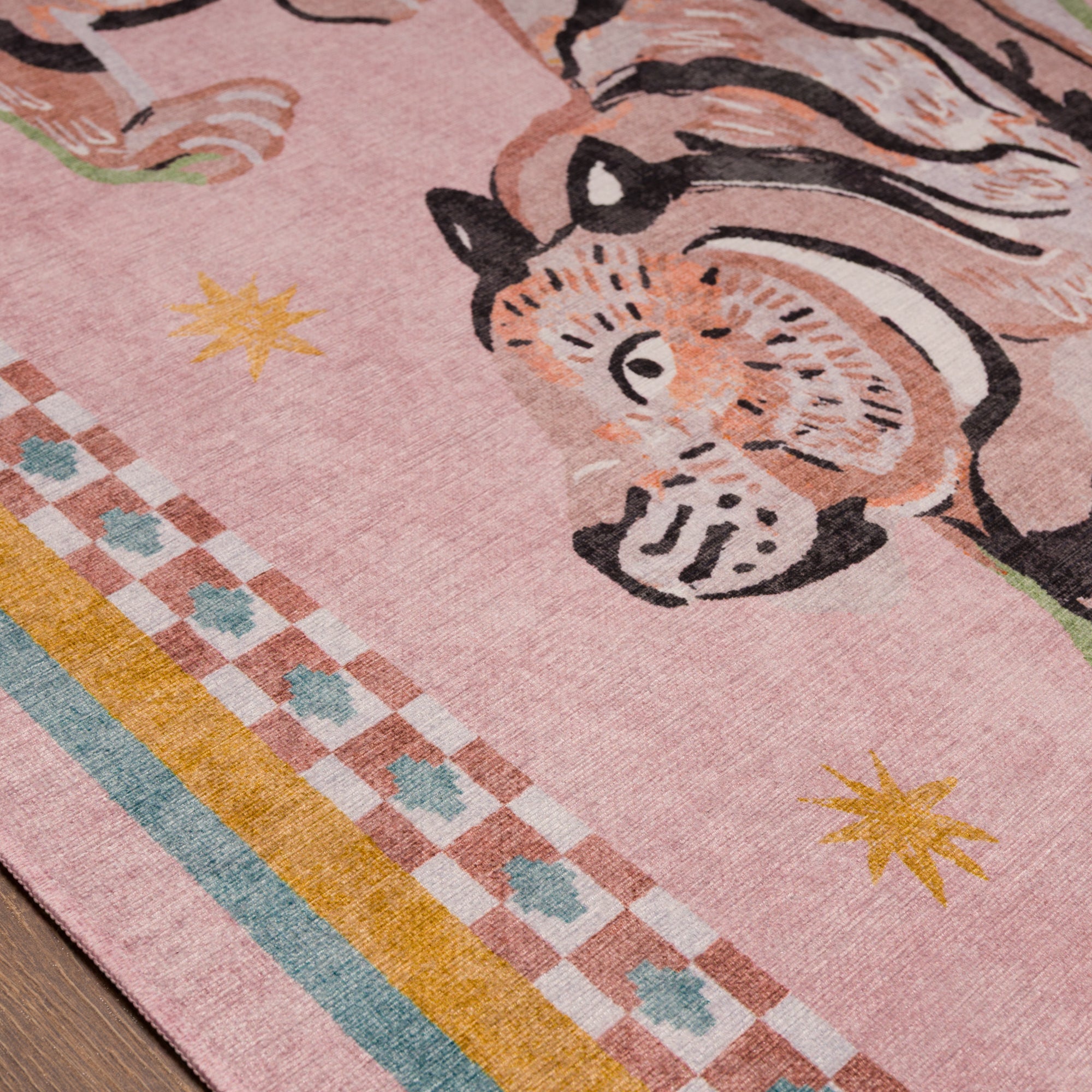 Kairo Tapis imprimé tigre céleste