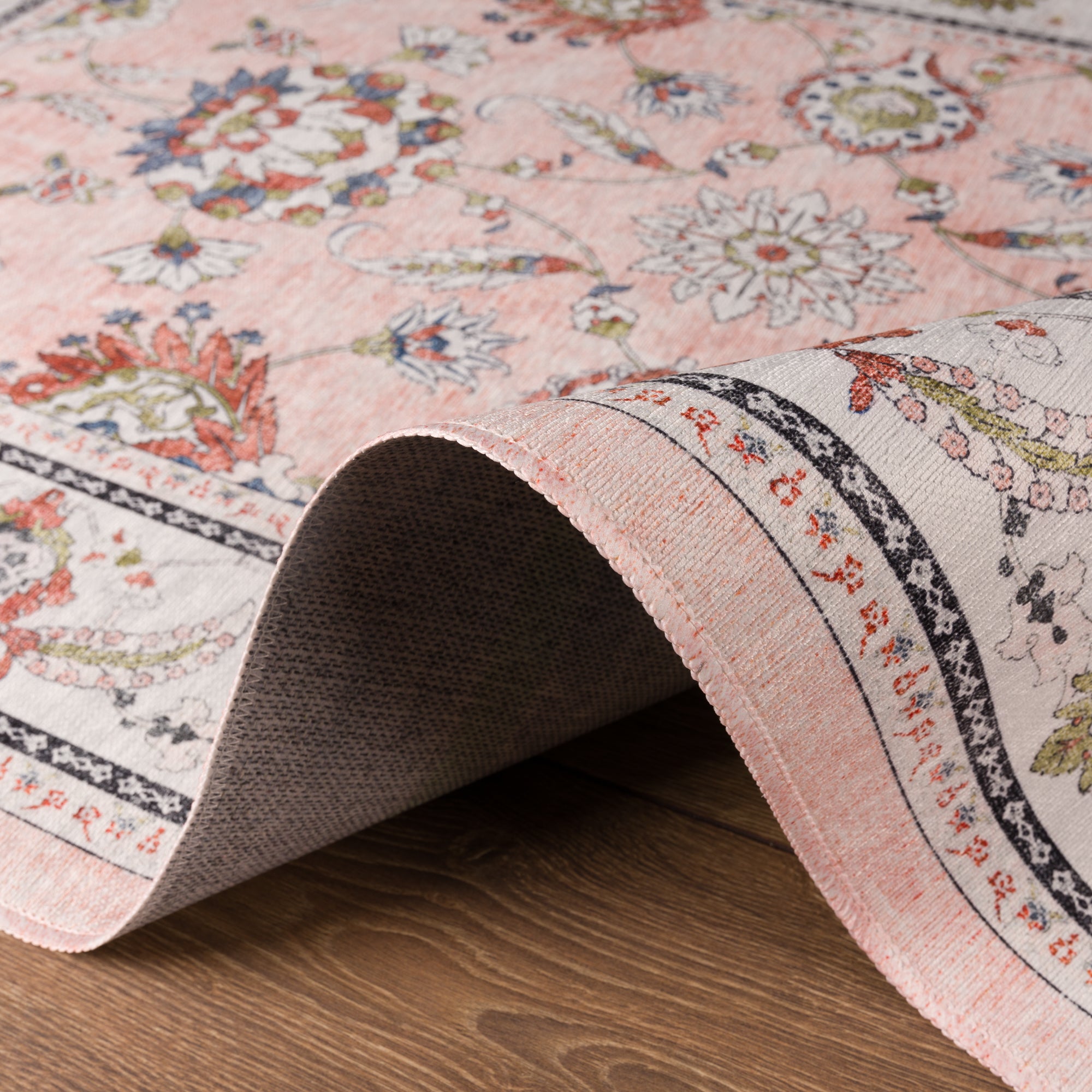 Cleo Traditional Floral Design Rug
