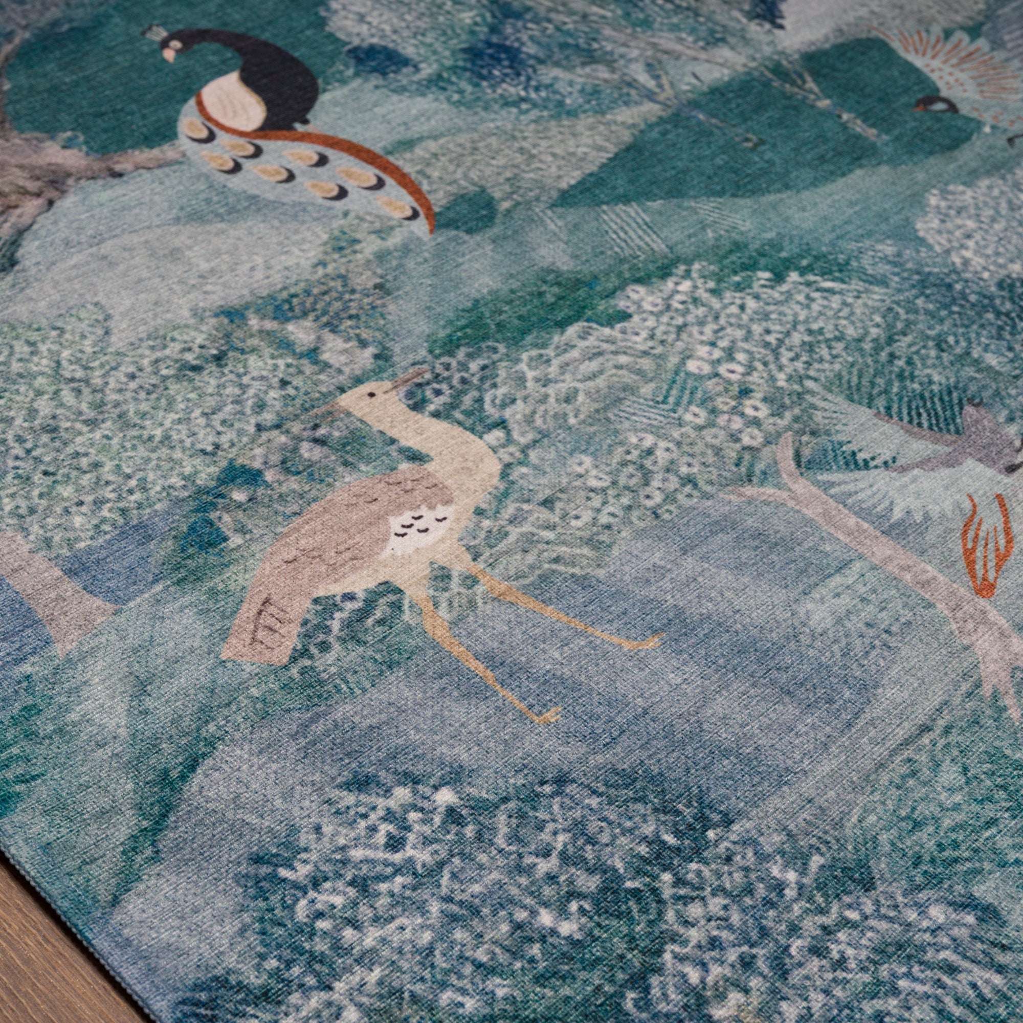 Elodie Vintage Scenic Garden Rug