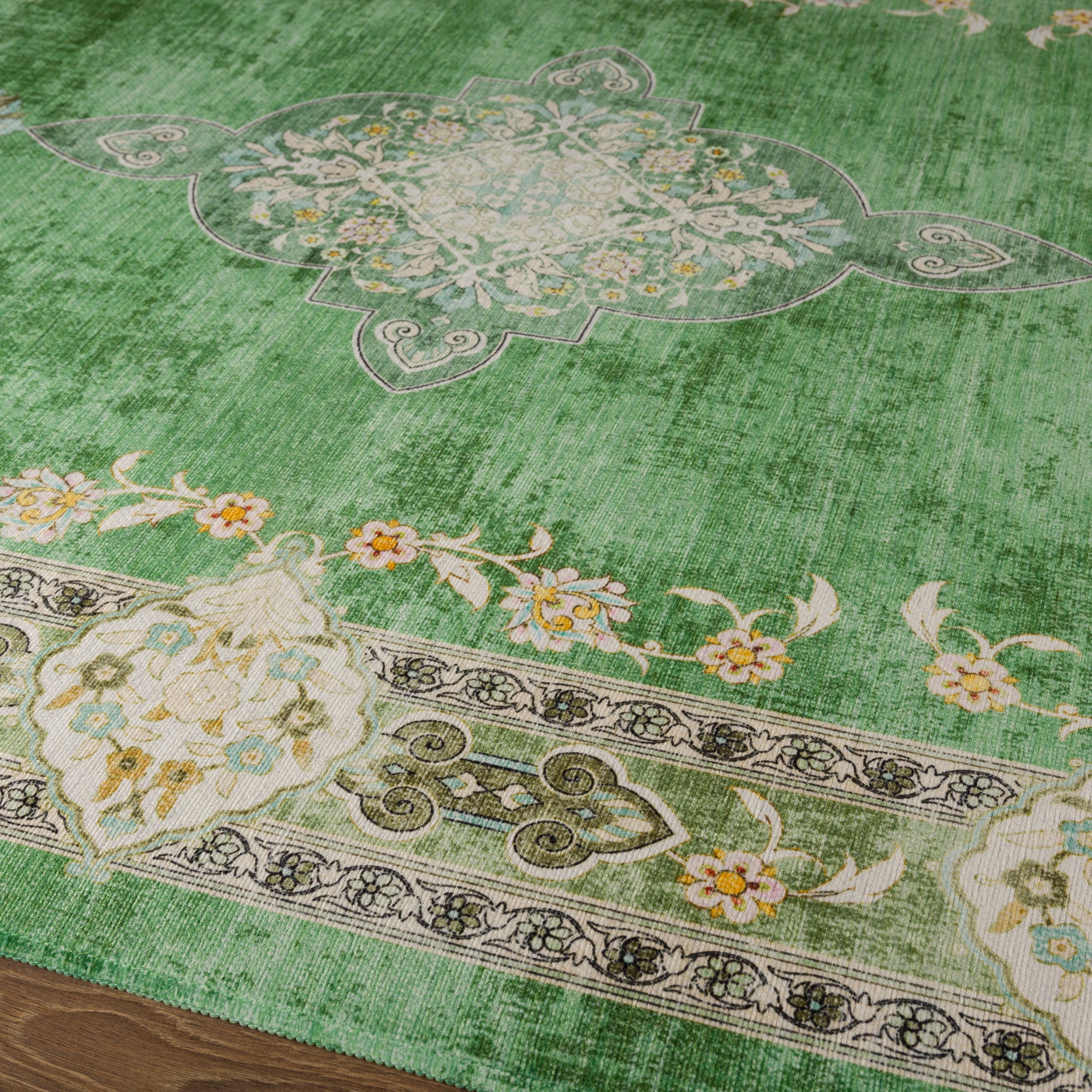 Maris Floral Medallion Design Rug