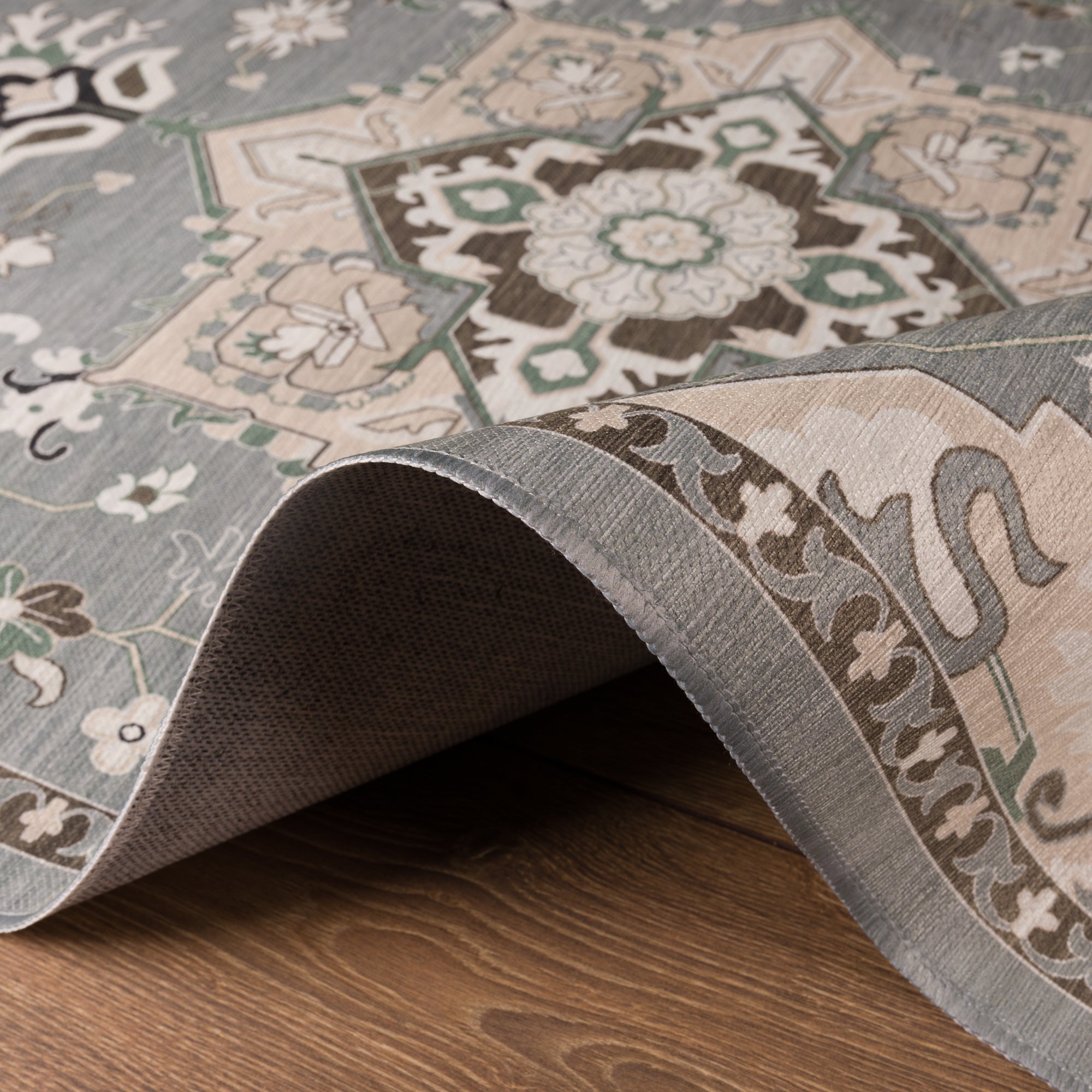 Lena Ornamental Floral Design Rug