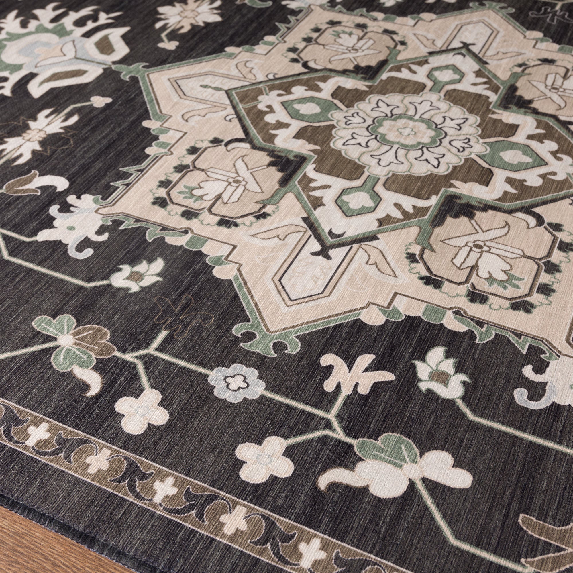 Lena Ornamental Floral Design Rug