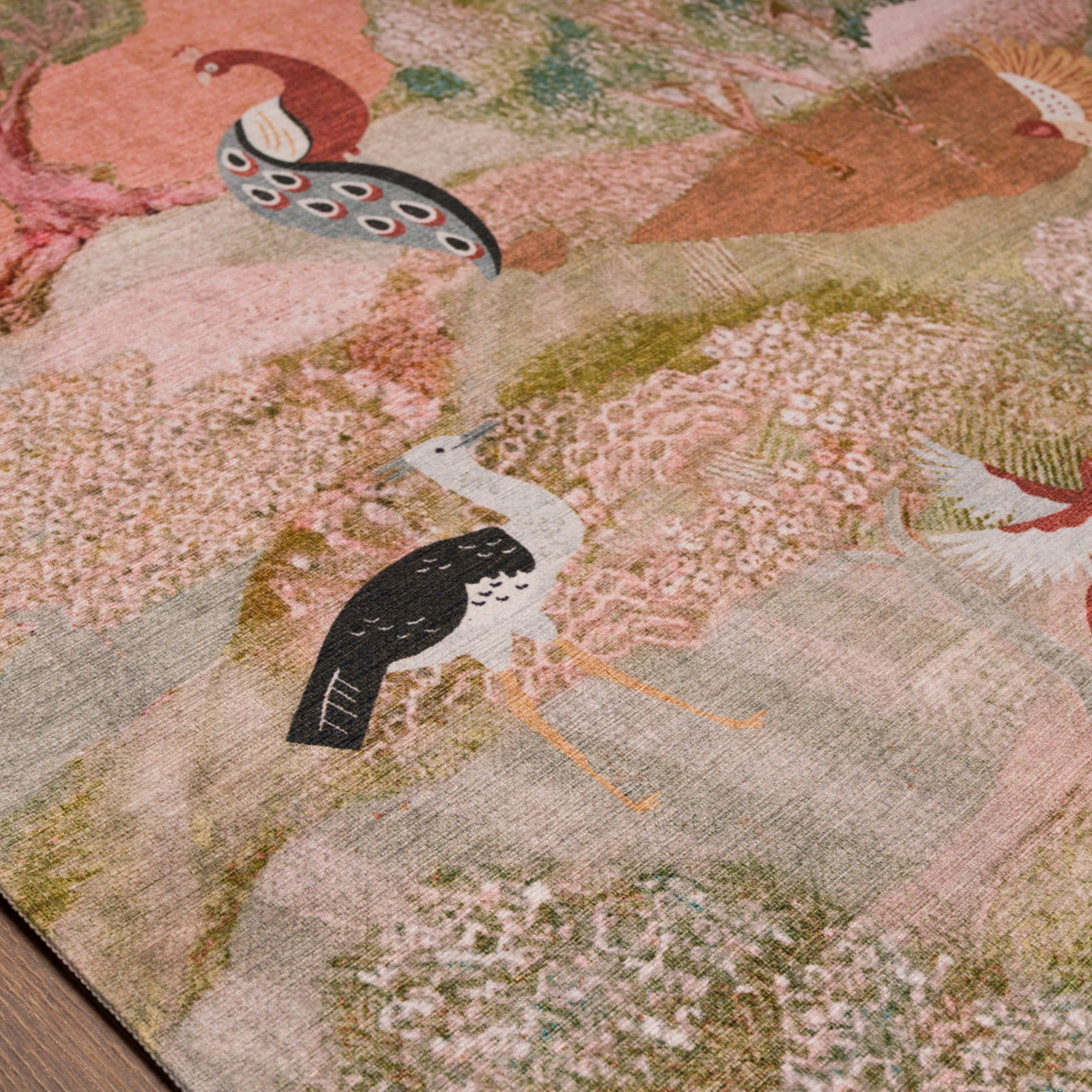 Elodie Vintage Scenic Garden Rug