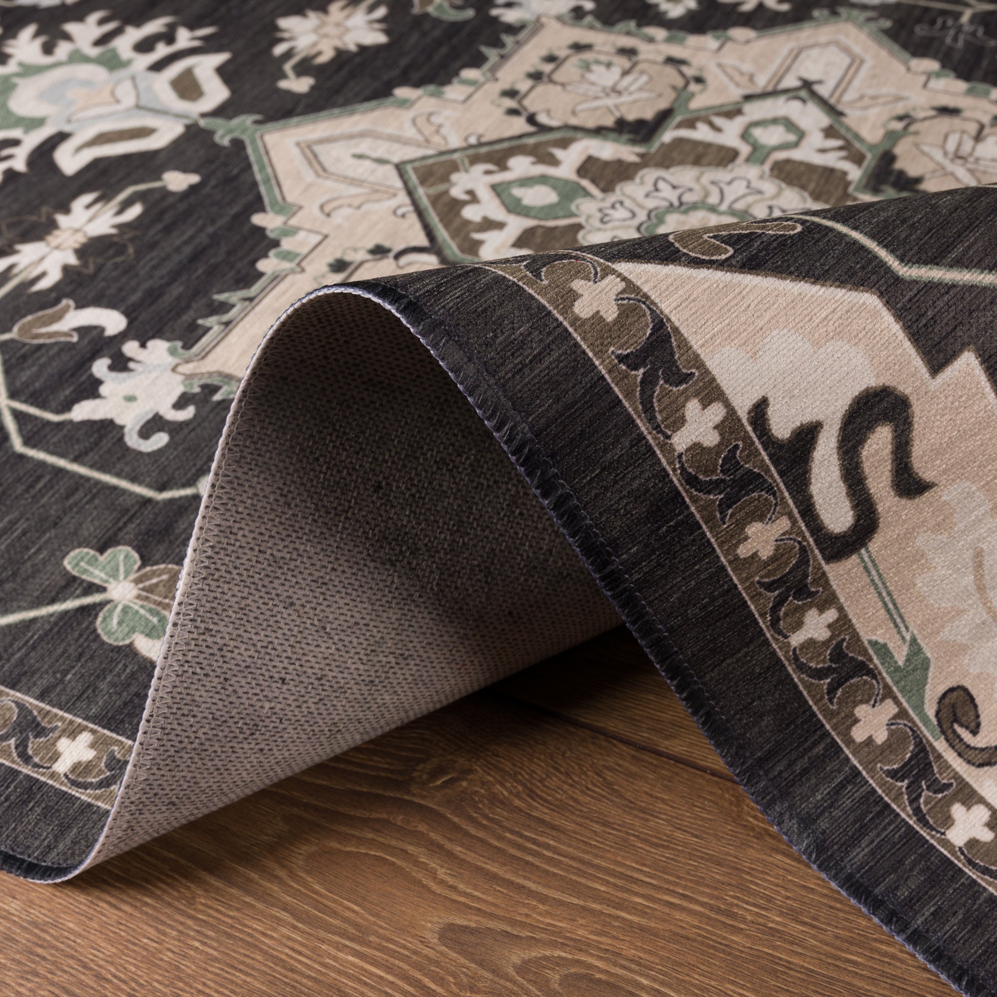 Lena Ornamental Floral Design Rug