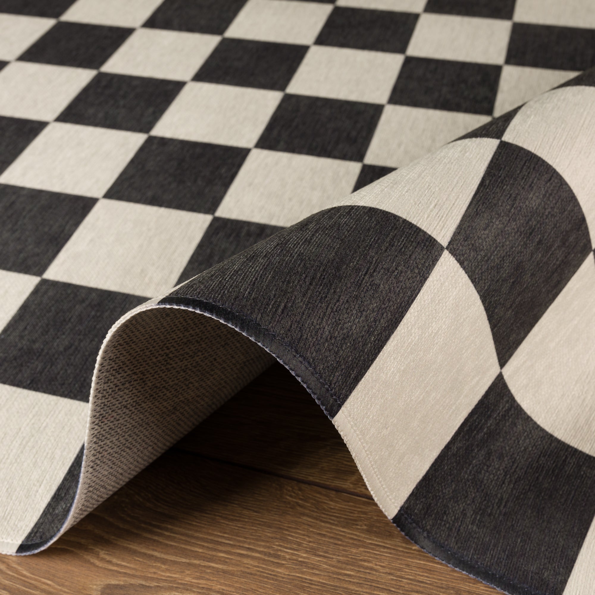 Lou Modern Checkered Design Rug