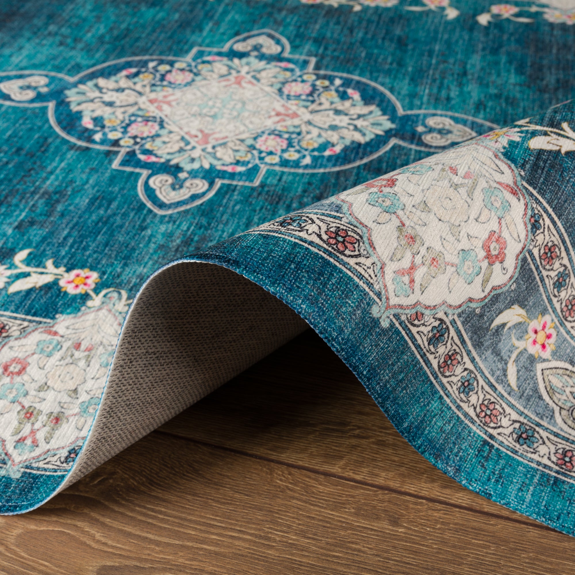Maris Floral Medallion Design Rug