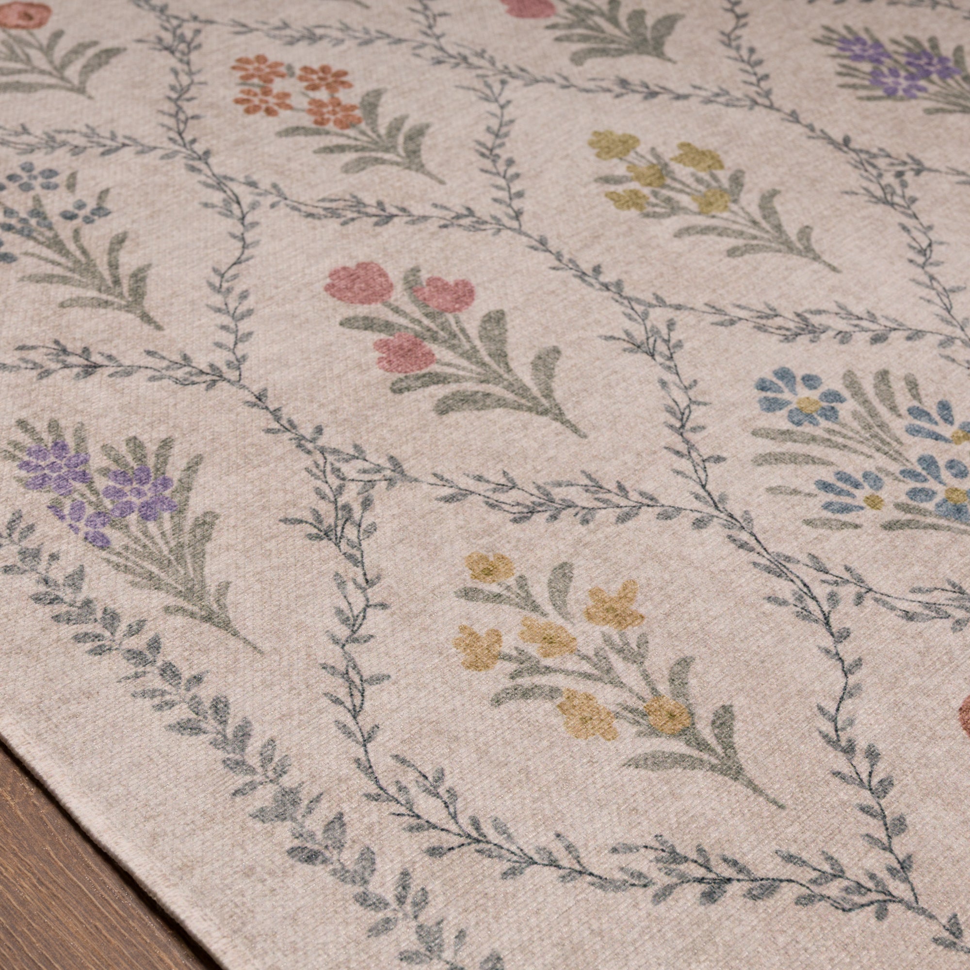 Millie Vintage Bloemen Tuinkleed