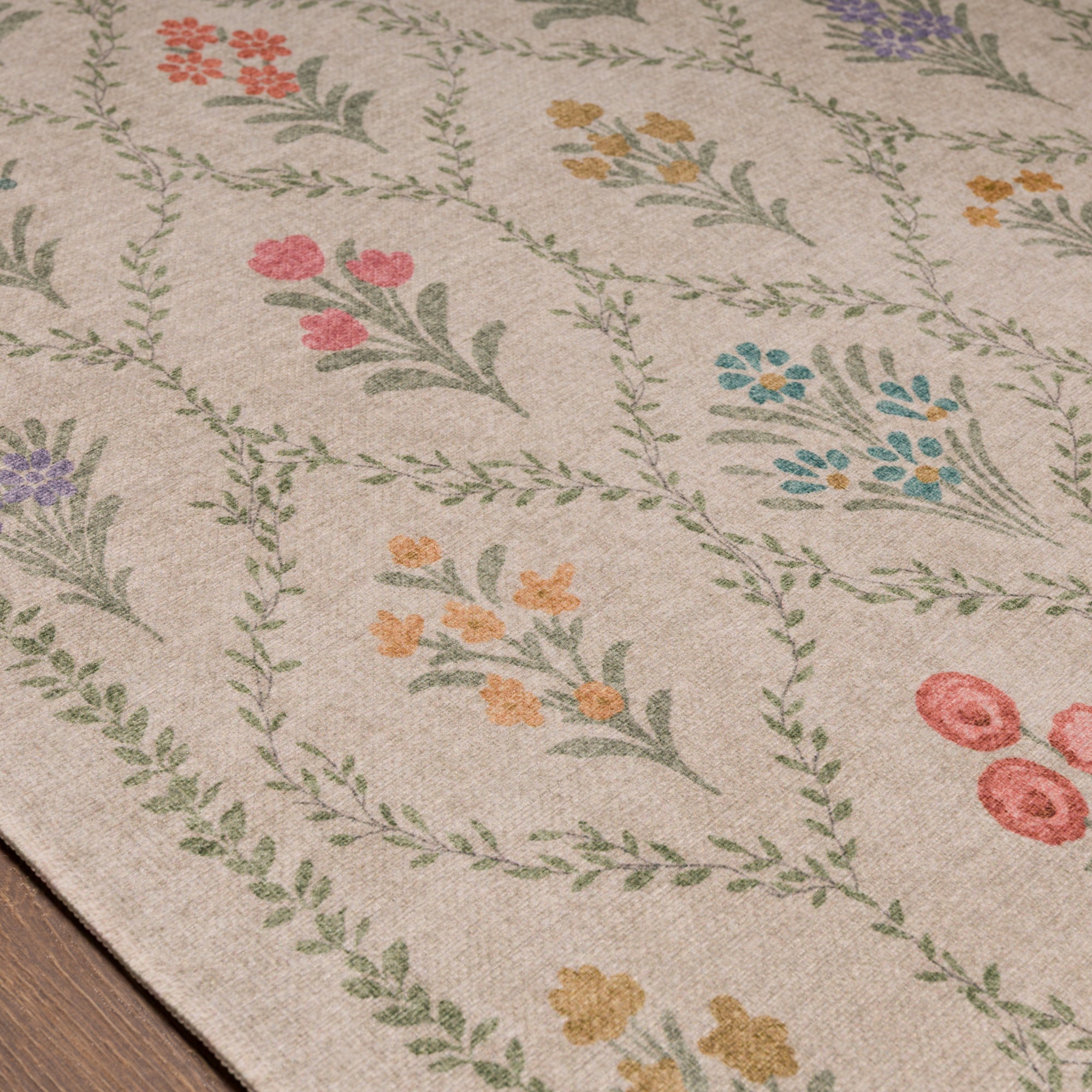 Millie Vintage Bloemen Tuinkleed