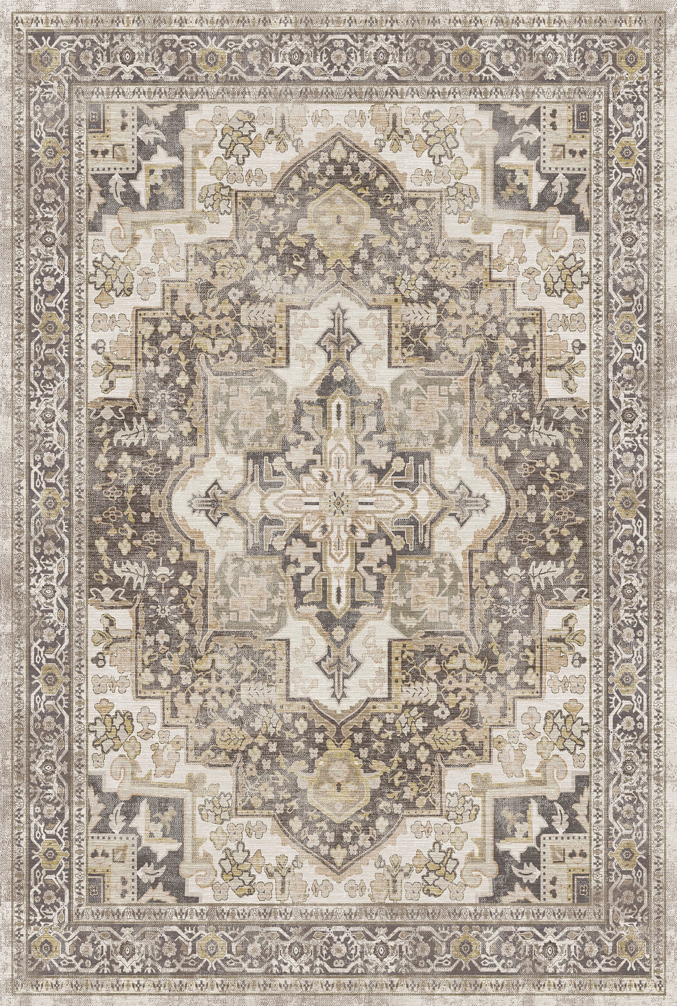 Isabella Ornamentaal Medaillon Vloerkleed