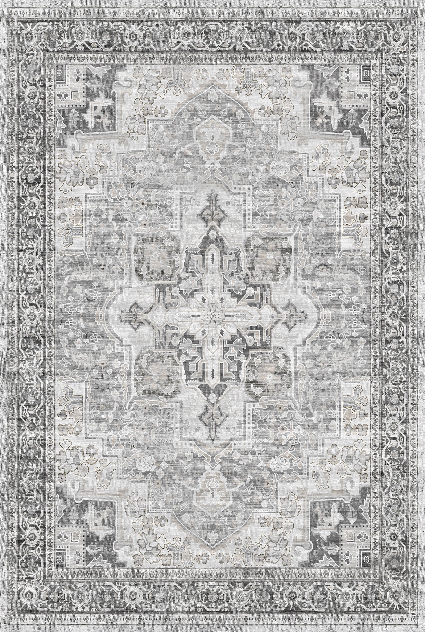 Isabella Ornamentaal Medaillon Vloerkleed