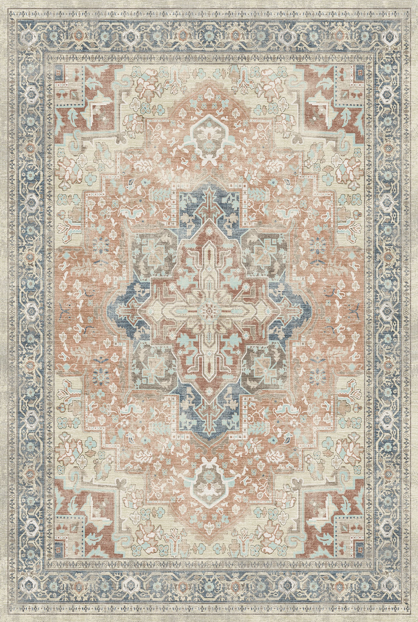 Isabella Ornamentaal Medaillon Vloerkleed