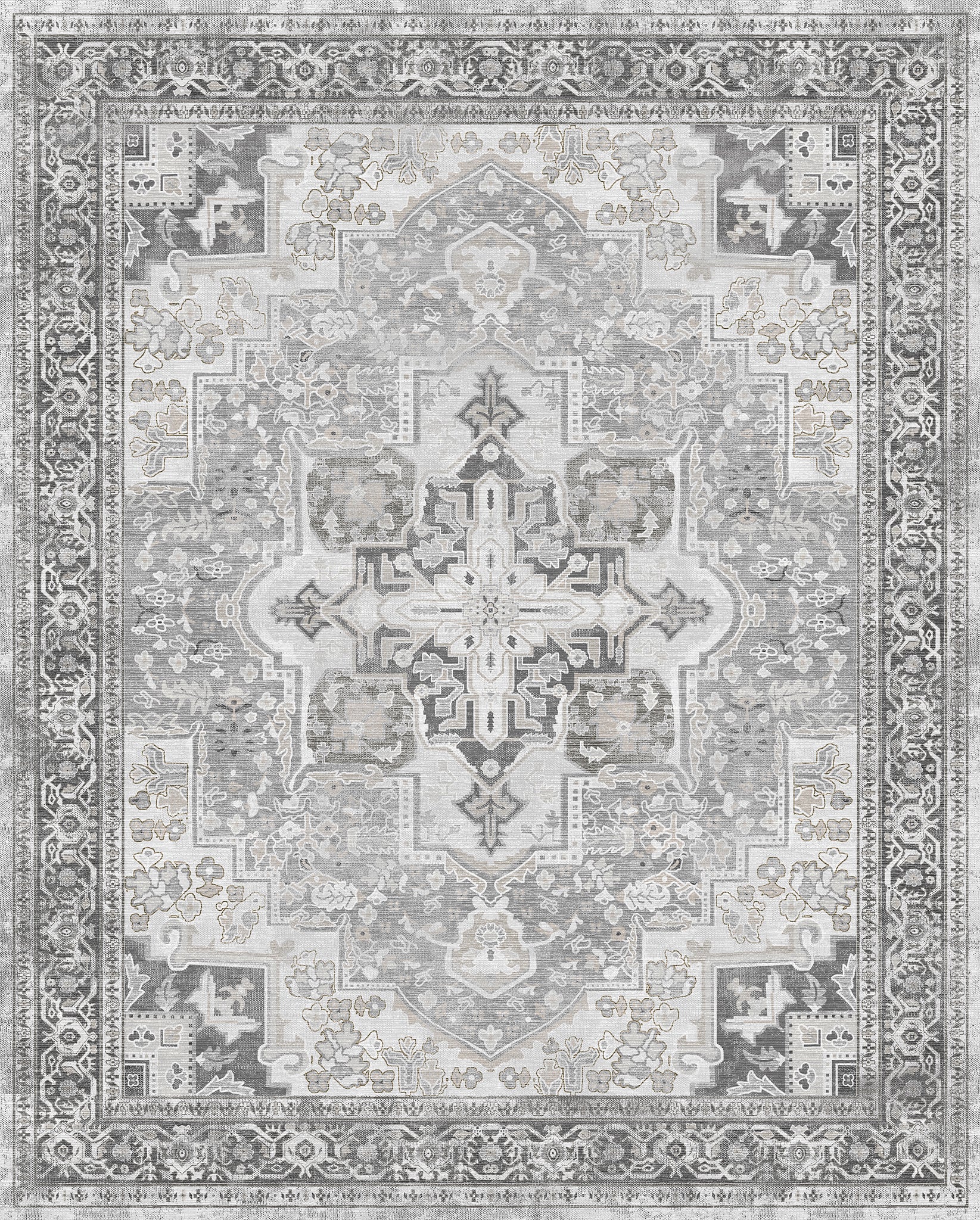 Isabella Ornamentaal Medaillon Vloerkleed