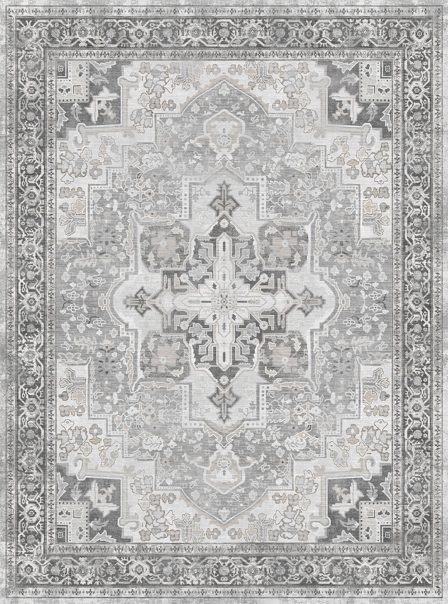 Isabella Ornamentaal Medaillon Vloerkleed